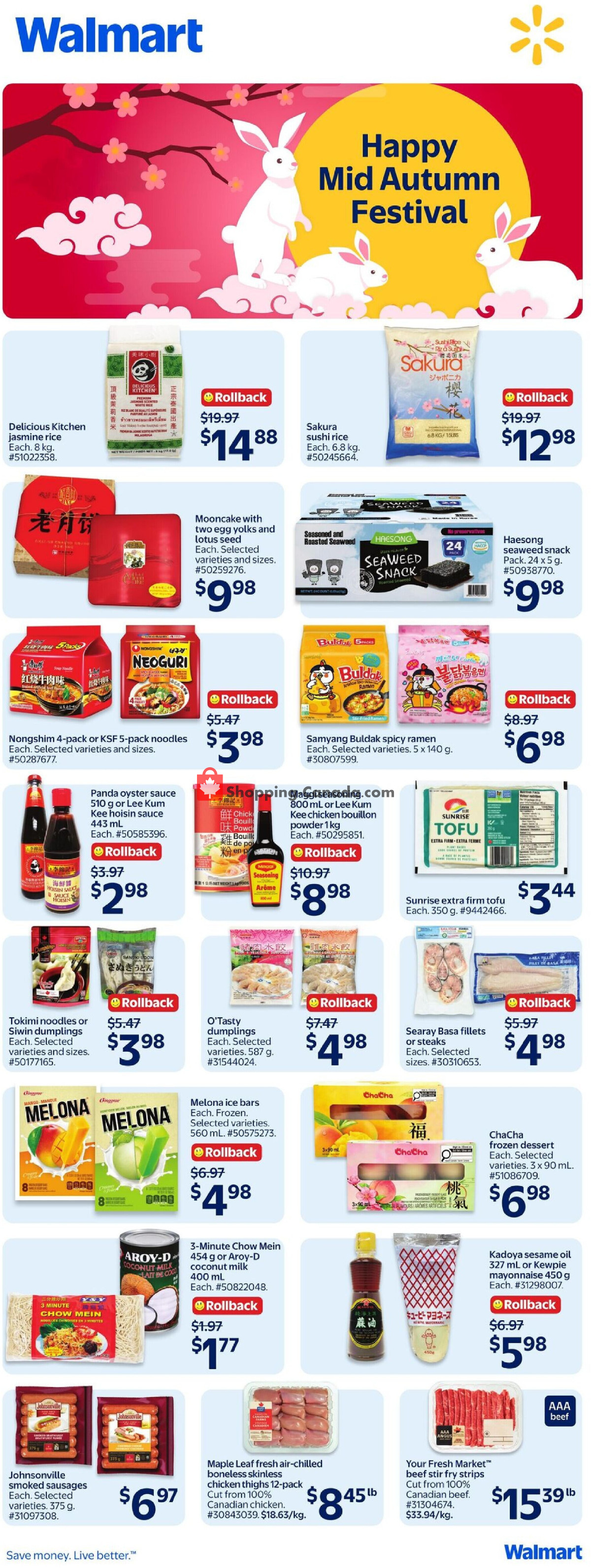 Walmart flyer from Thursday August 27, 2026 to Wednesday September 23, 2026 - page 2
