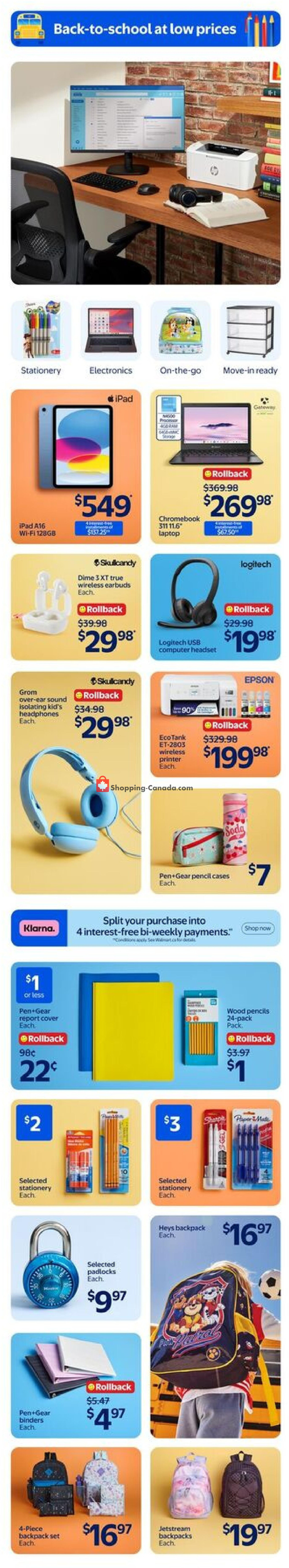 Walmart flyer from Thursday August 6, 2026 to Wednesday August 12, 2026 - page 10