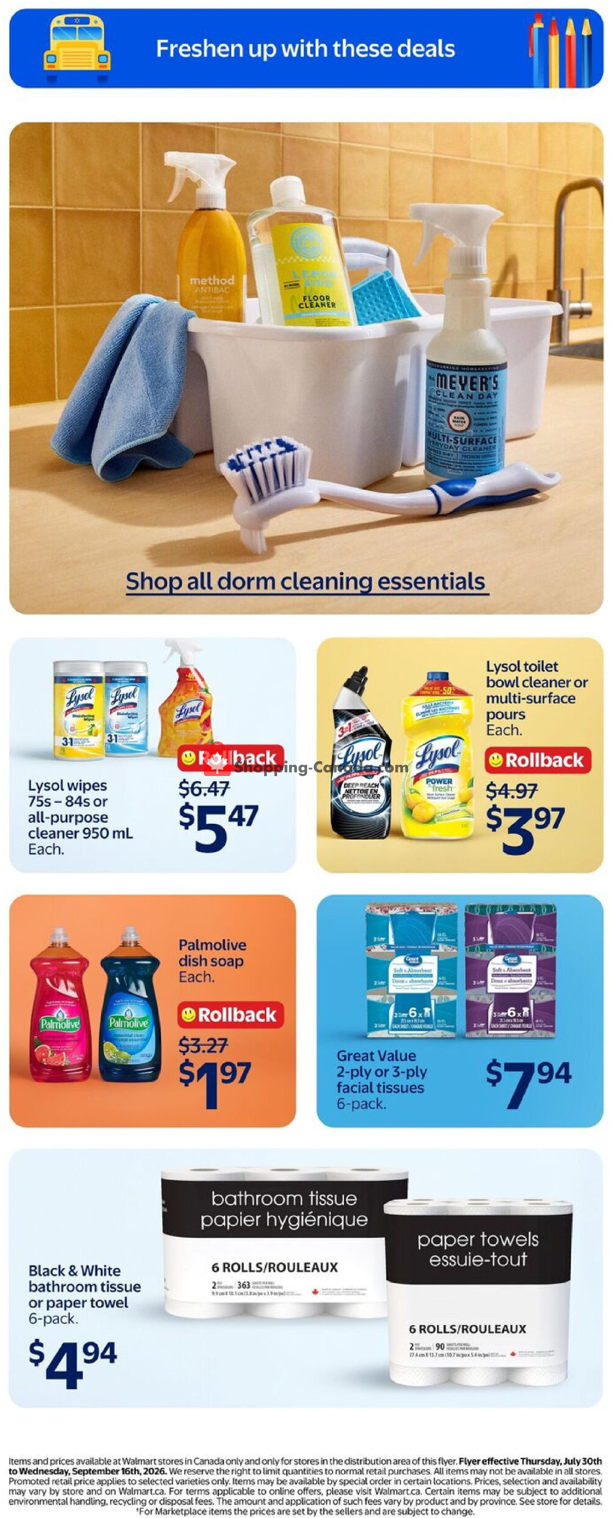 Walmart flyer from Thursday August 6, 2026 to Wednesday August 12, 2026 - page 22