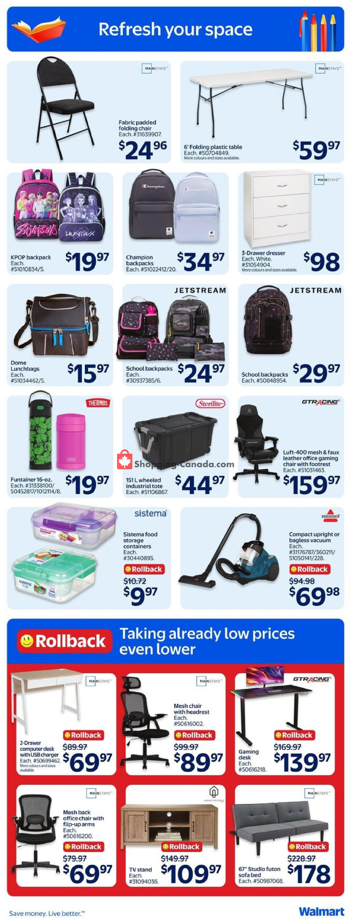 Walmart flyer from Thursday August 6, 2026 to Wednesday August 12, 2026 - page 23