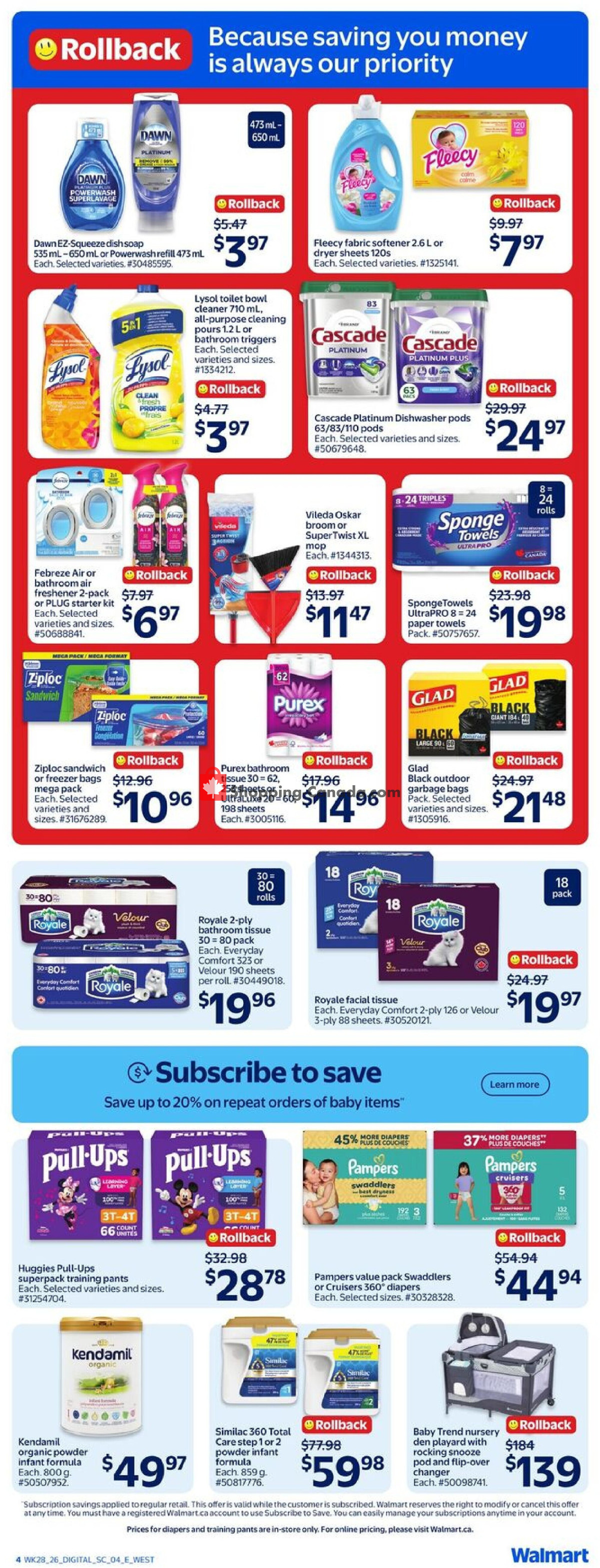Walmart flyer from Thursday August 6, 2026 to Wednesday August 12, 2026 - page 24