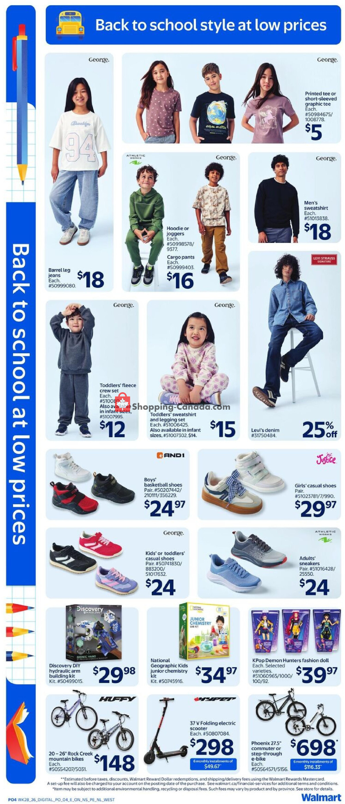Walmart flyer from Thursday August 6, 2026 to Wednesday August 12, 2026 - page 9