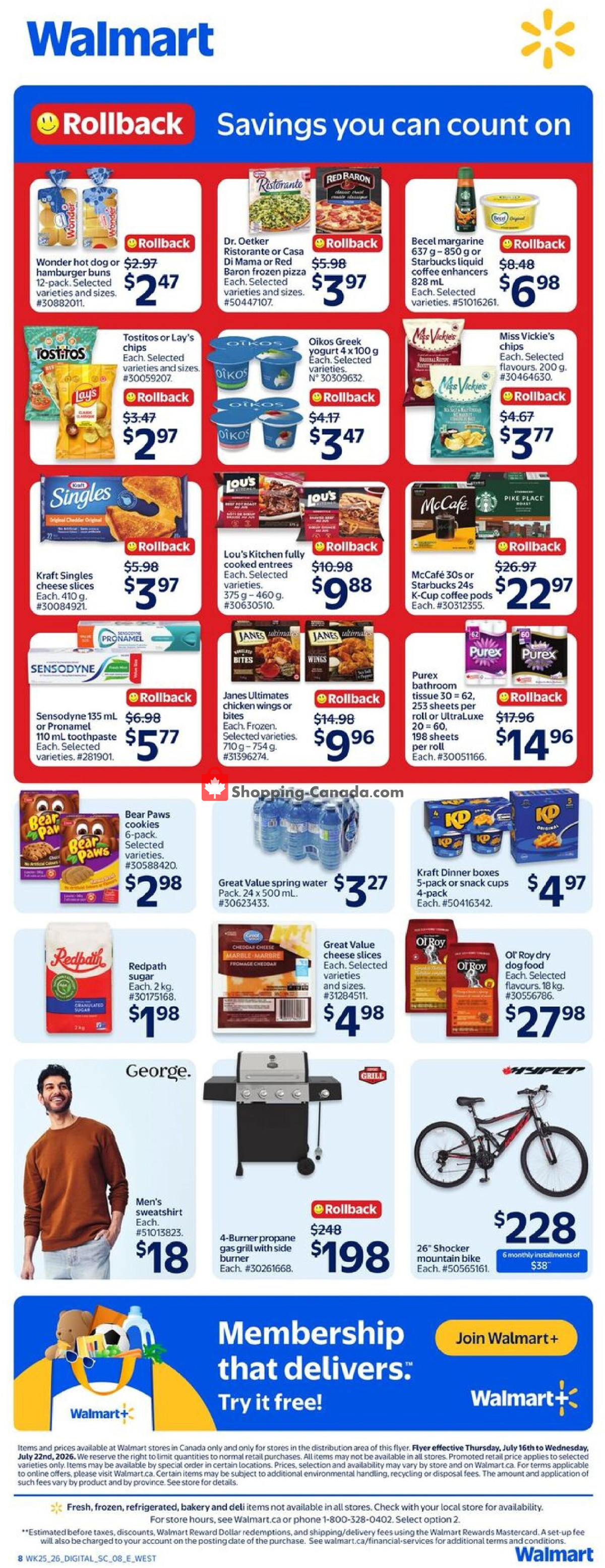 Walmart flyer from Thursday July 16, 2026 to Wednesday July 22, 2026 - page 3