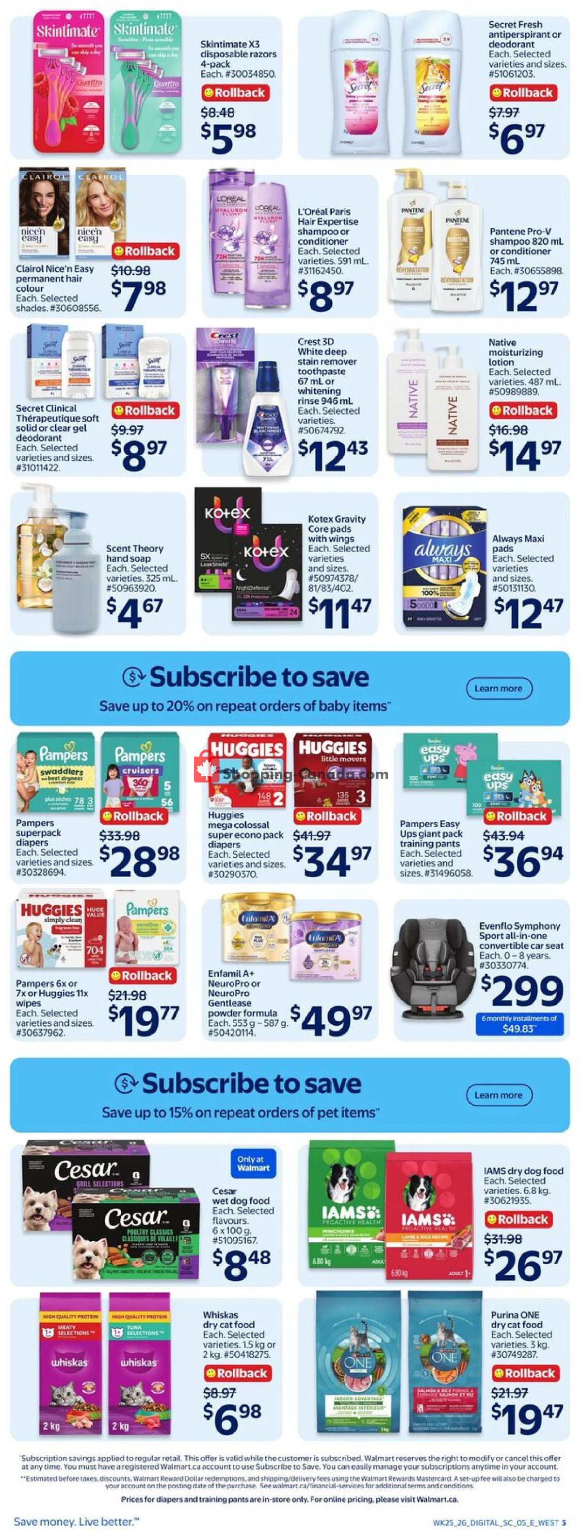 Walmart flyer from Thursday July 16, 2026 to Wednesday July 22, 2026 - page 7