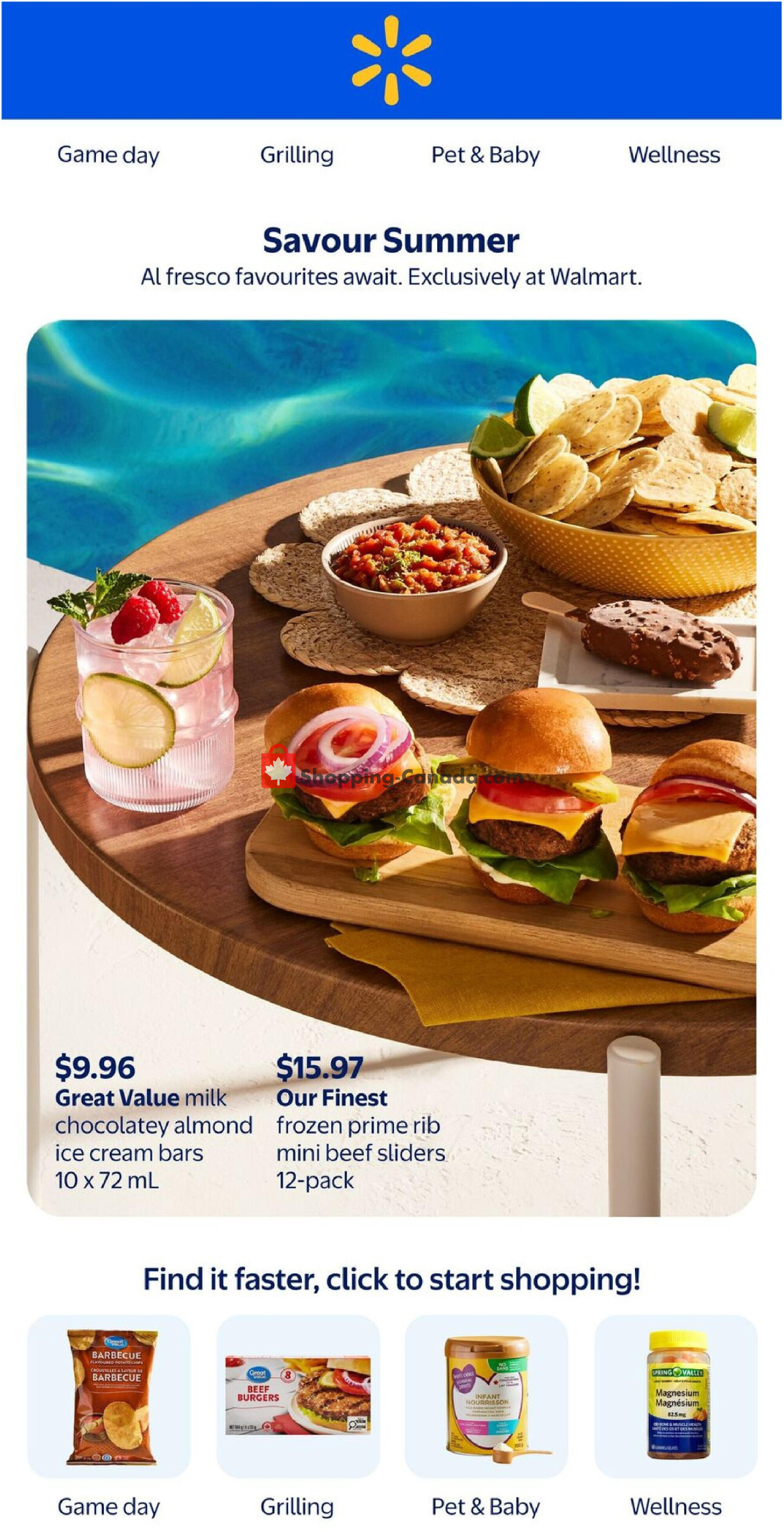 Walmart flyer from Thursday July 2, 2026 to Wednesday July 29, 2026 - page 1