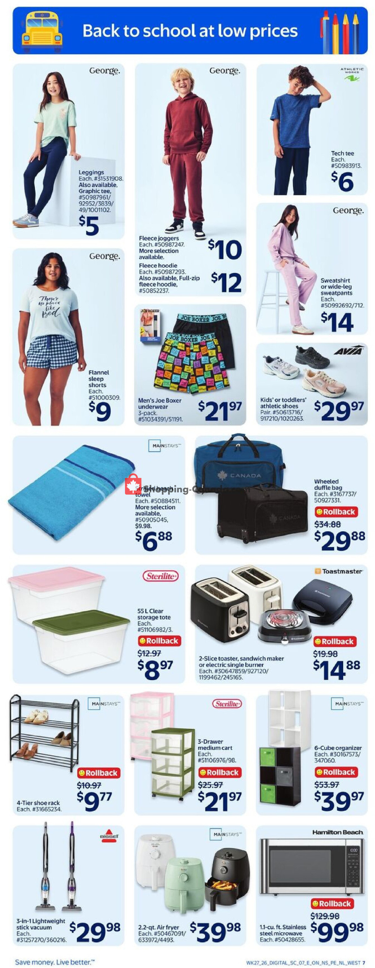Walmart flyer from Thursday July 30, 2026 to Wednesday August 5, 2026 - page 25