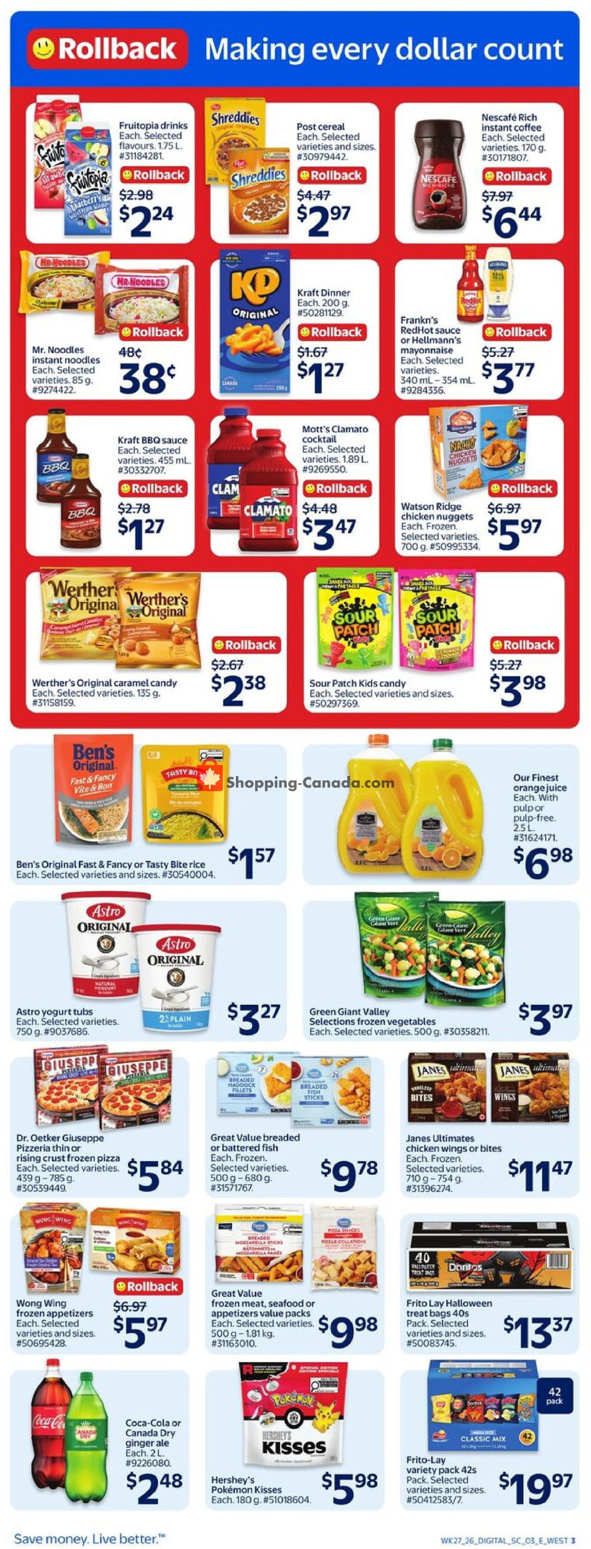 Walmart flyer from Thursday July 30, 2026 to Wednesday August 5, 2026 - page 6