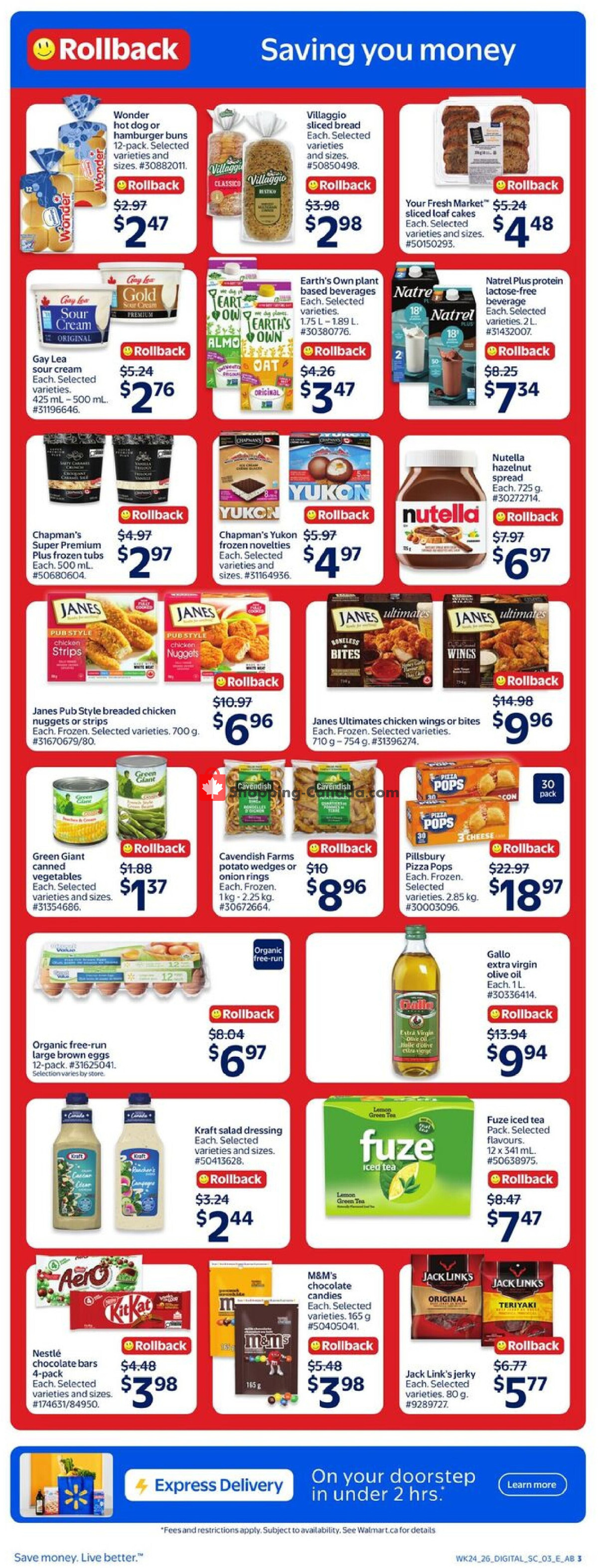 Walmart flyer from Thursday July 9, 2026 to Wednesday July 15, 2026 - page 6