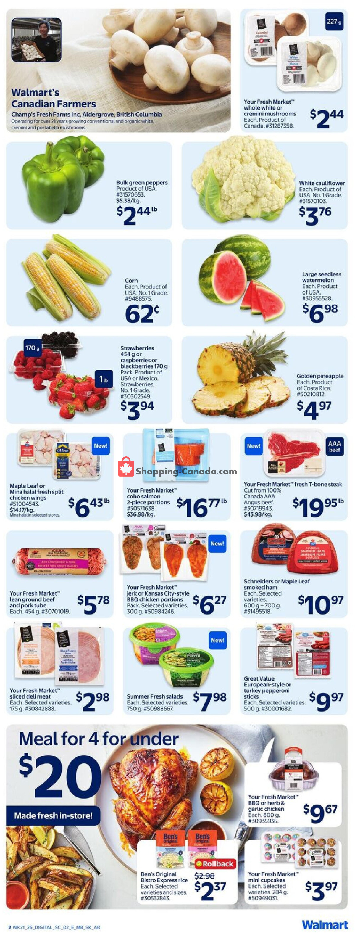 Walmart flyer from Thursday June 18, 2026 to Wednesday June 24, 2026 - page 4