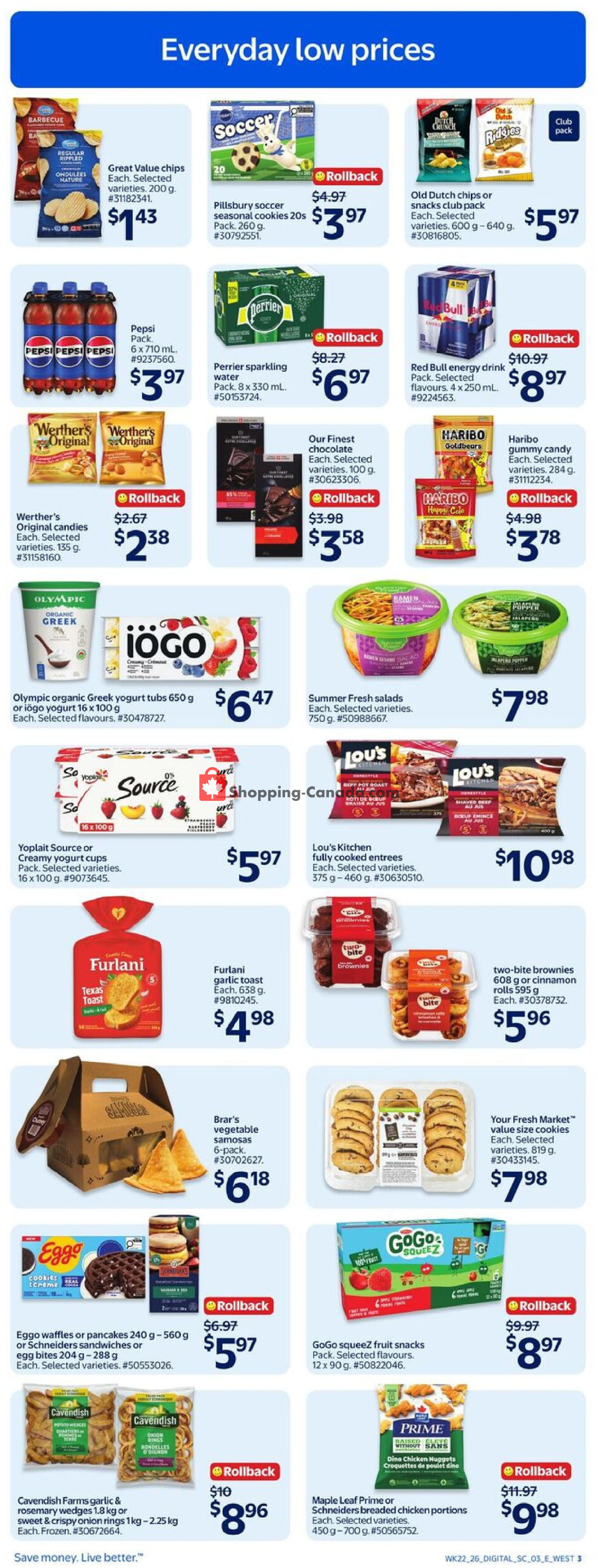 Walmart flyer from Thursday June 25, 2026 to Wednesday July 1, 2026 - page 6