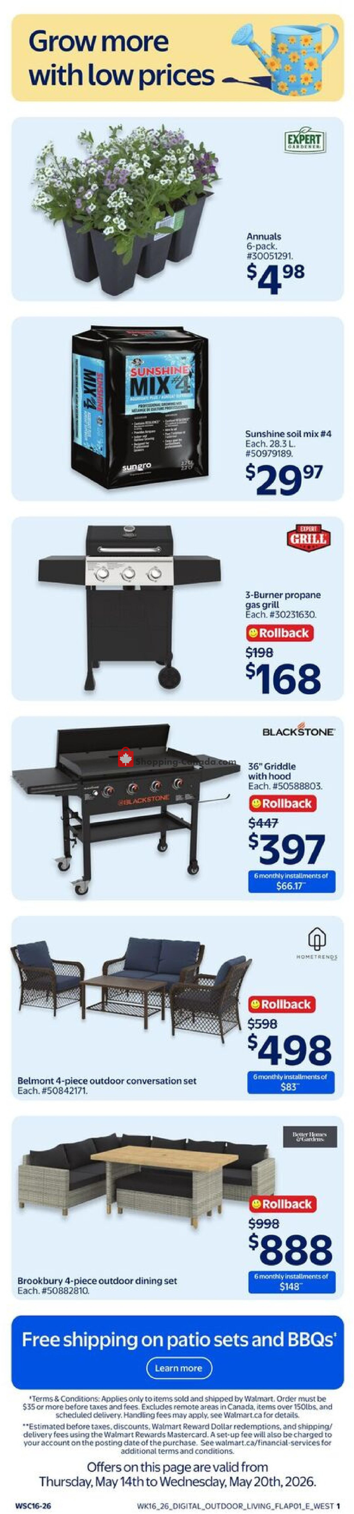 Walmart flyer from Thursday May 14, 2026 to Wednesday May 20, 2026 - page 11