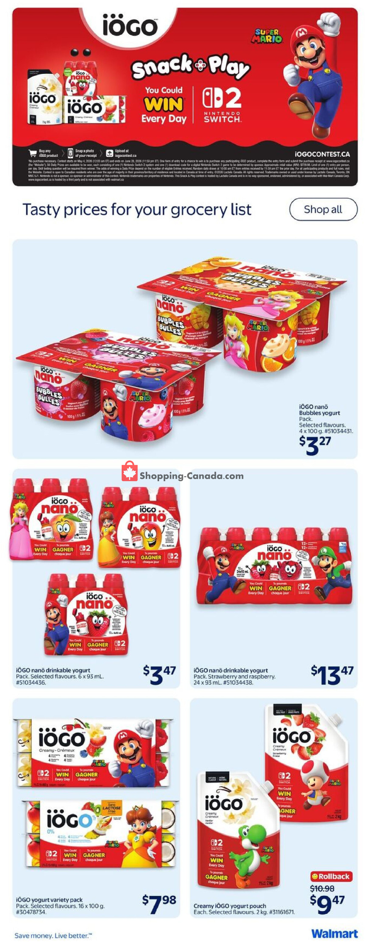 Walmart flyer from Thursday May 14, 2026 to Wednesday May 20, 2026 - page 20