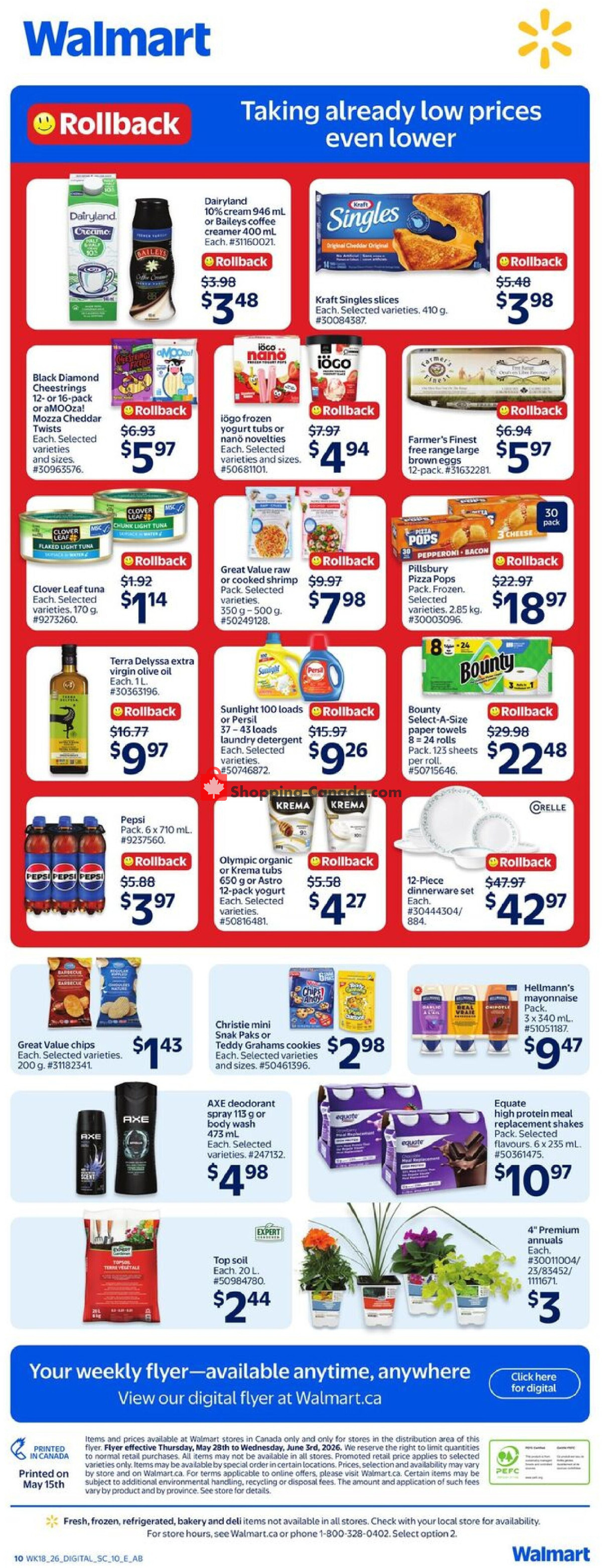 Walmart flyer from Thursday May 28, 2026 to Wednesday June 3, 2026 - page 2