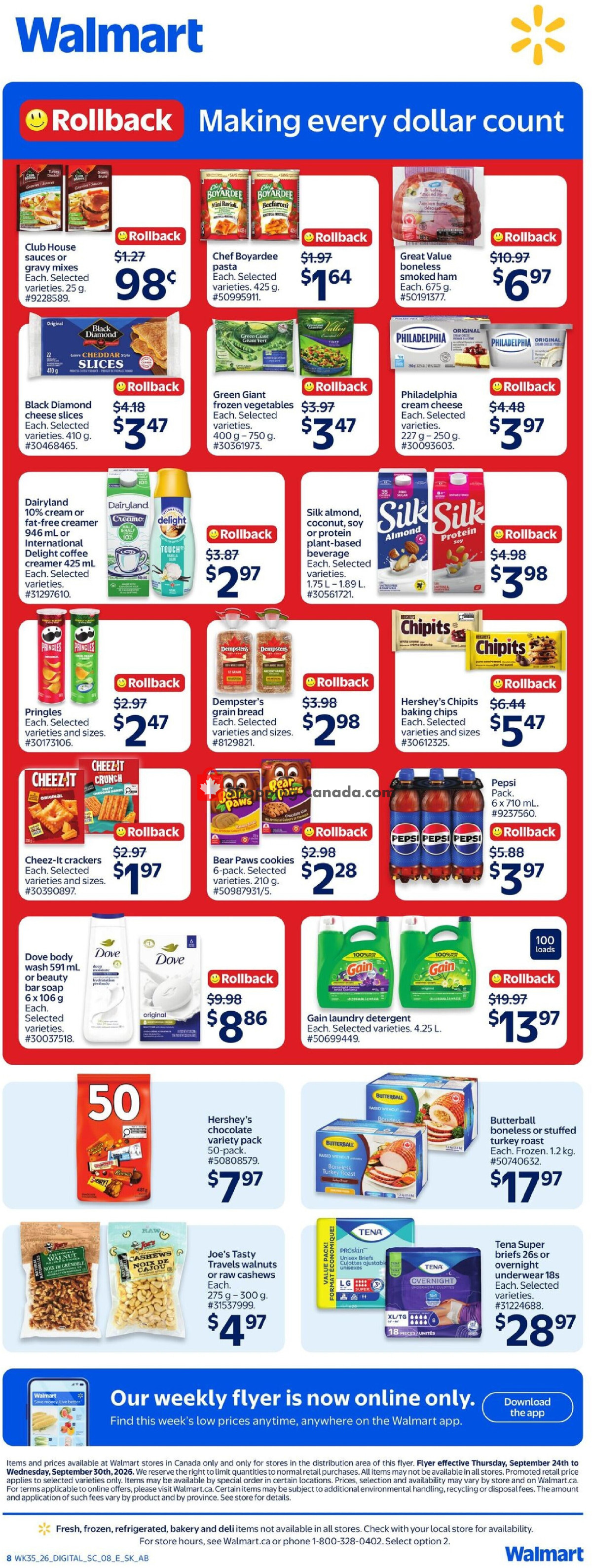 Walmart flyer from Thursday September 24, 2026 to Wednesday September 30, 2026 - page 2