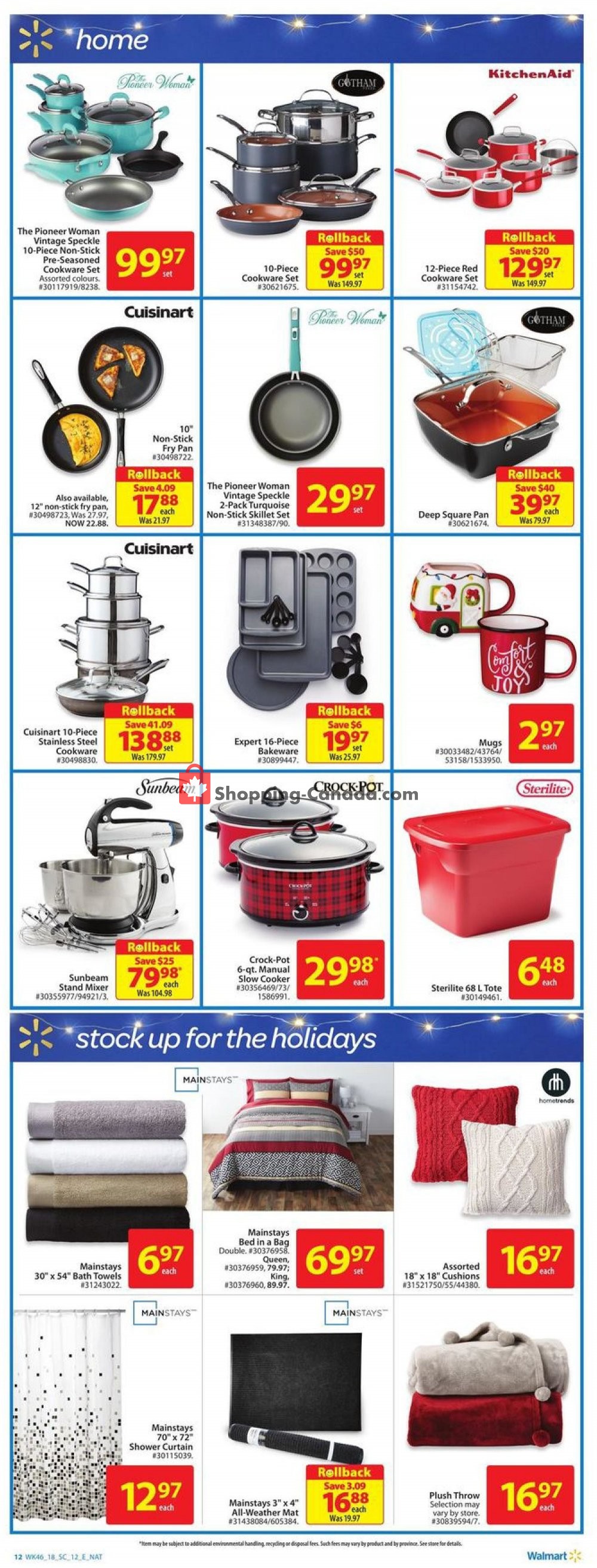 Walmart flyer from Thursday December 6, 2018 to Wednesday December 12, 2018 - page 12