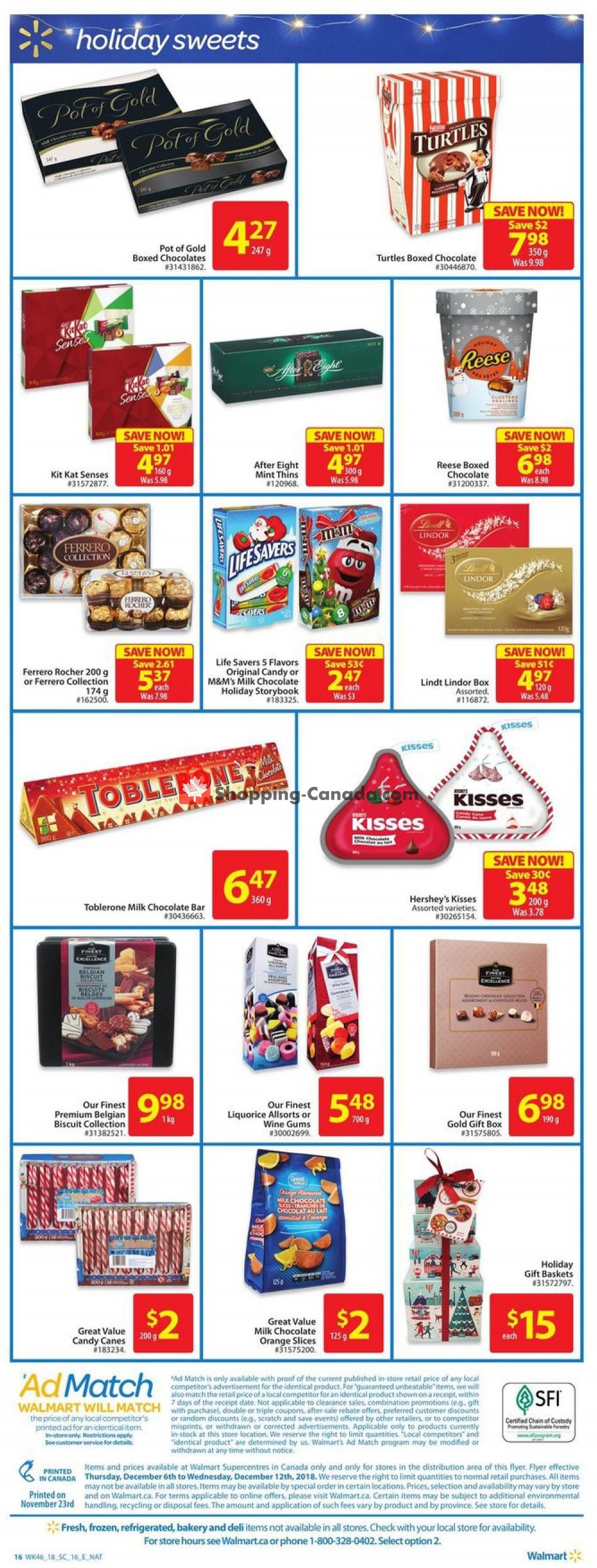 Walmart flyer from Thursday December 6, 2018 to Wednesday December 12, 2018 - page 16