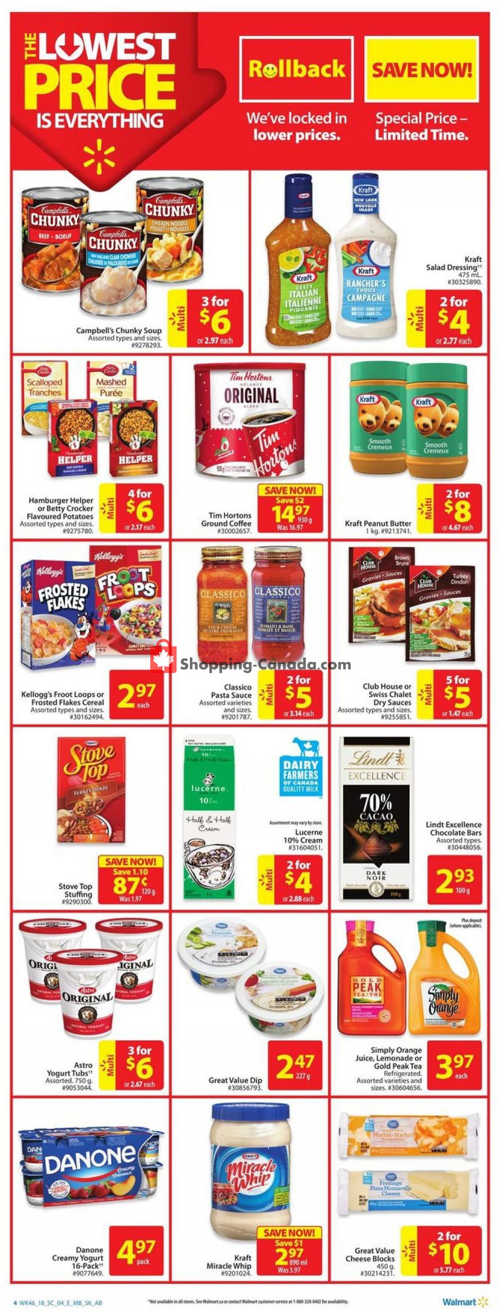 Walmart flyer from Thursday December 6, 2018 to Wednesday December 12, 2018 - page 4