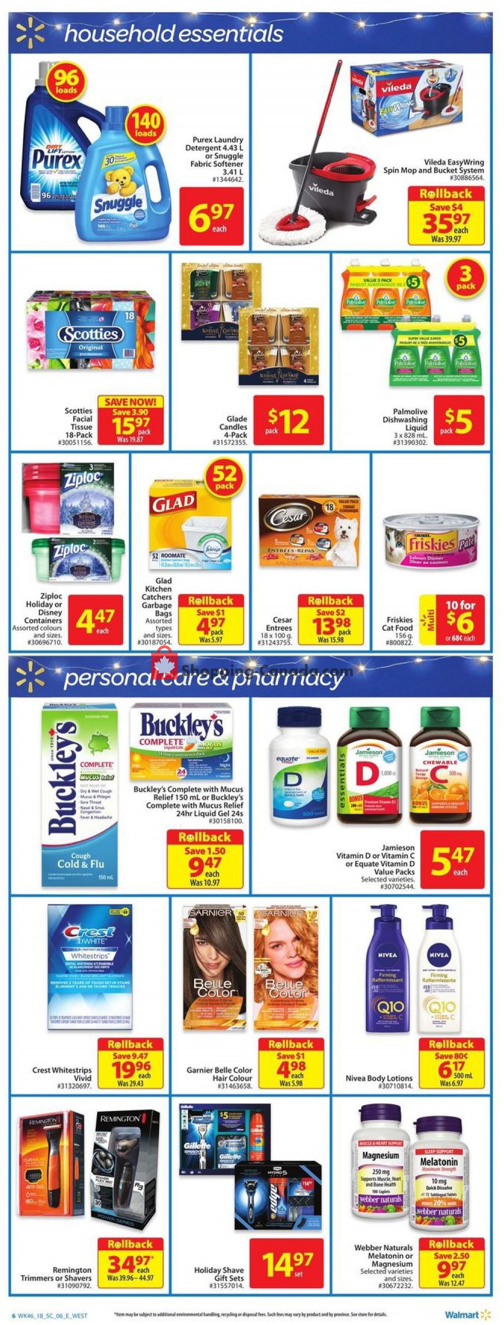 Walmart flyer from Thursday December 6, 2018 to Wednesday December 12, 2018 - page 6