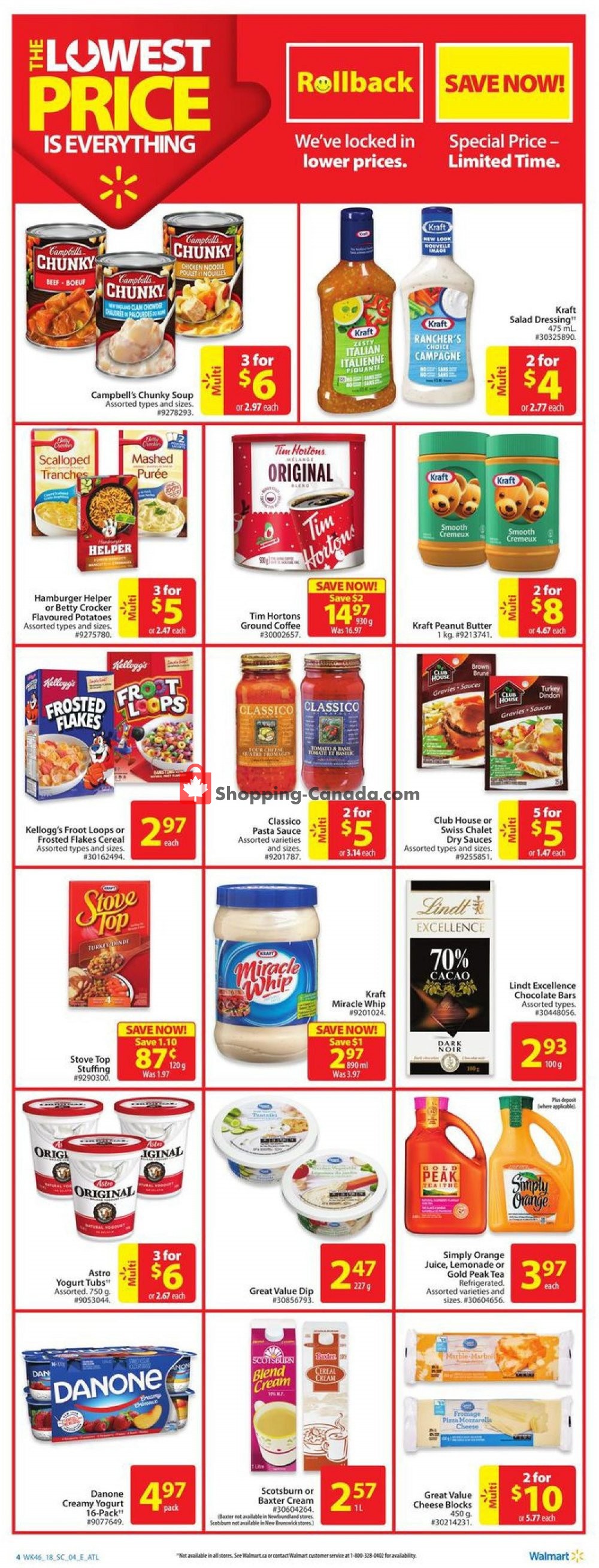 Walmart flyer from Thursday December 6, 2018 to Wednesday December 12, 2018 - page 4