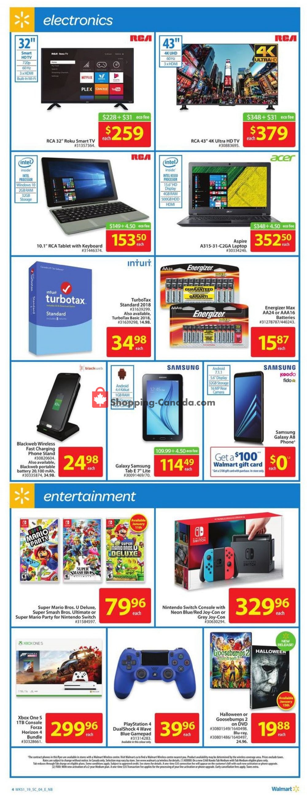 Walmart flyer from Thursday January 10, 2019 to Wednesday January 16, 2019 - page 4