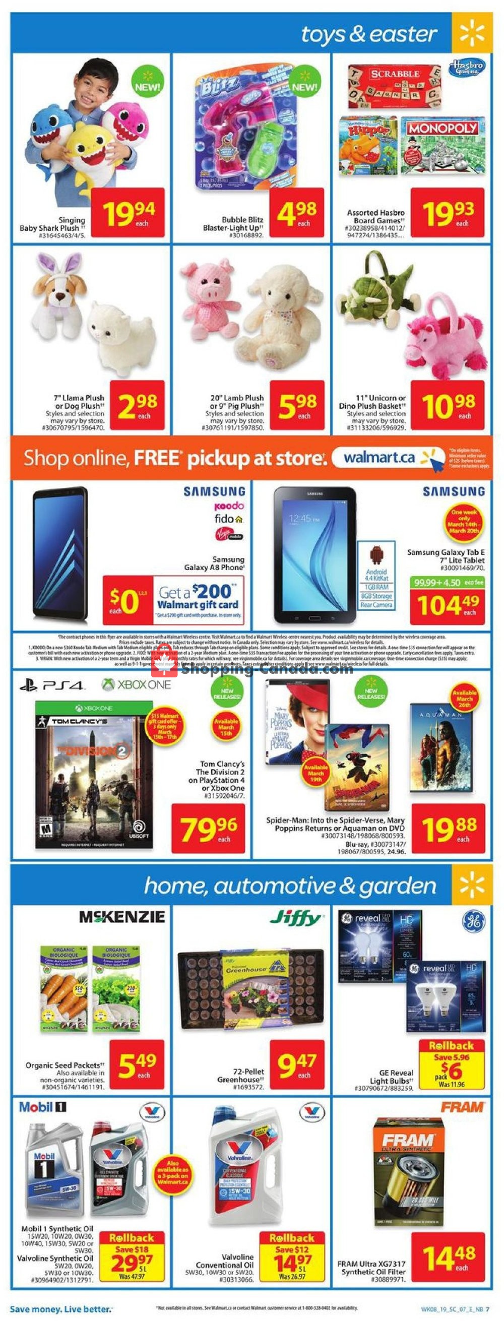 Walmart flyer from Thursday March 14, 2019 to Wednesday March 27, 2019 - page 10