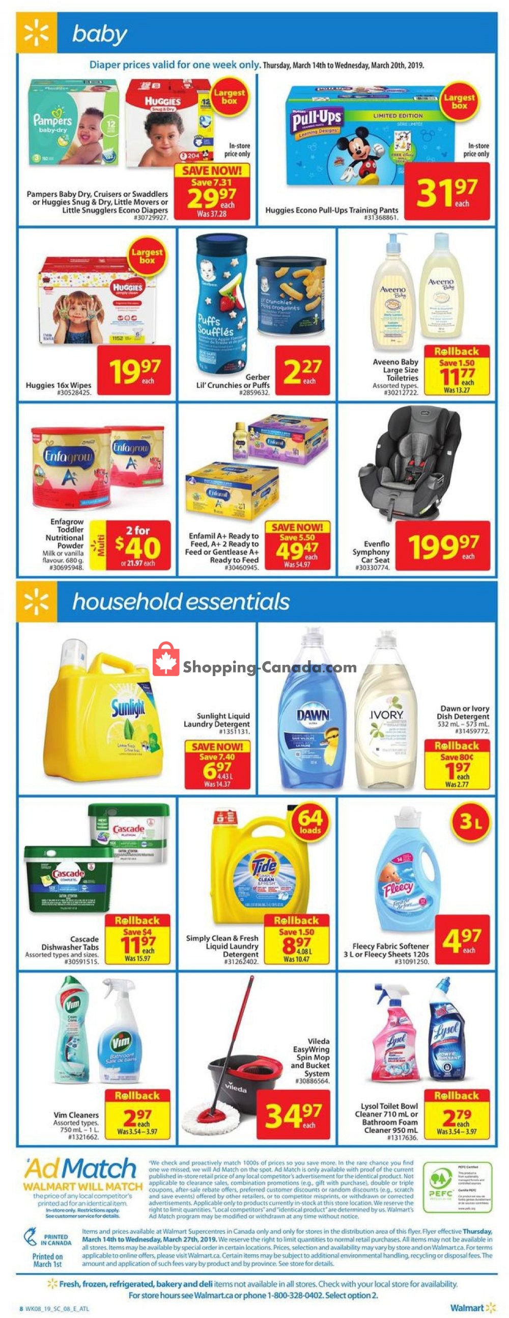 Walmart flyer from Thursday March 14, 2019 to Wednesday March 27, 2019 - page 13