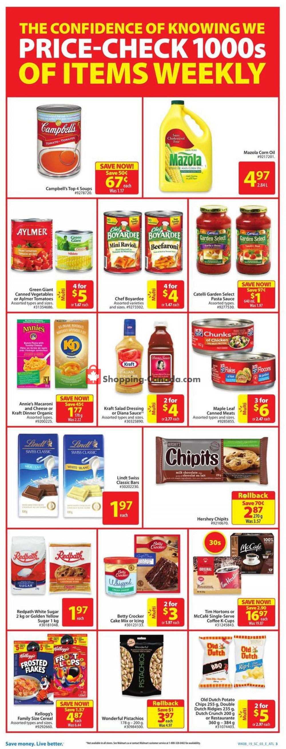 Walmart flyer from Thursday March 14, 2019 to Wednesday March 27, 2019 - page 3