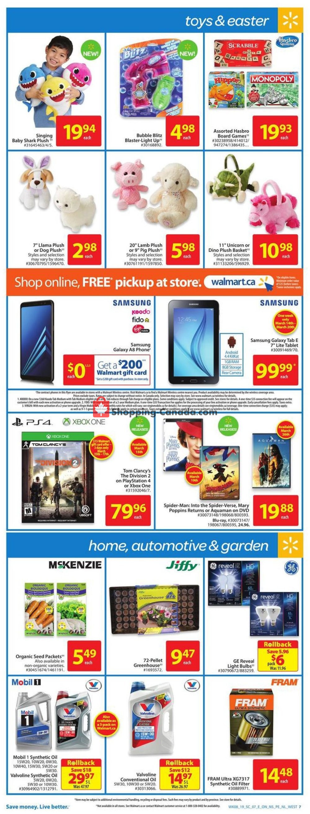 Walmart flyer from Thursday March 14, 2019 to Wednesday March 27, 2019 - page 10