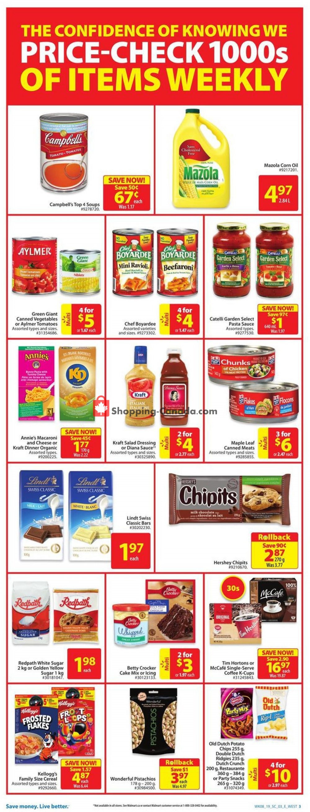 Walmart flyer from Thursday March 14, 2019 to Wednesday March 27, 2019 - page 3