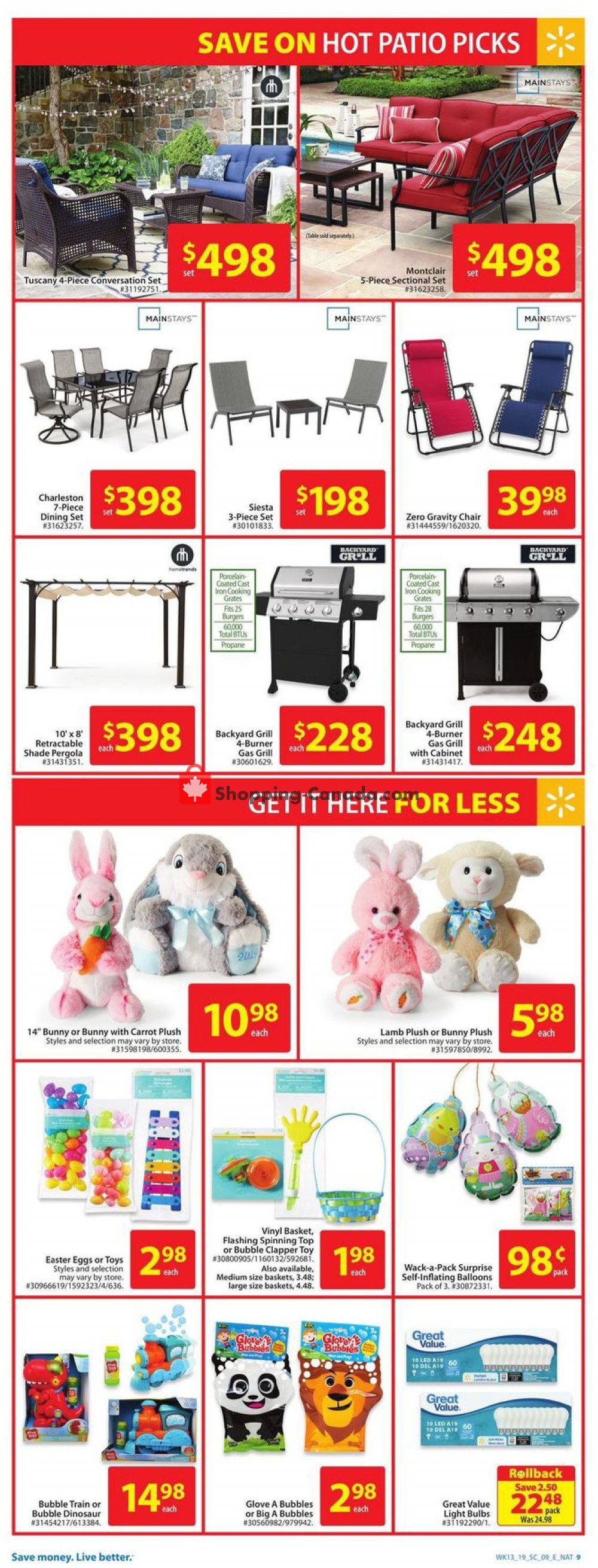 Walmart flyer from Thursday April 18, 2019 to Wednesday April 24, 2019 - page 14