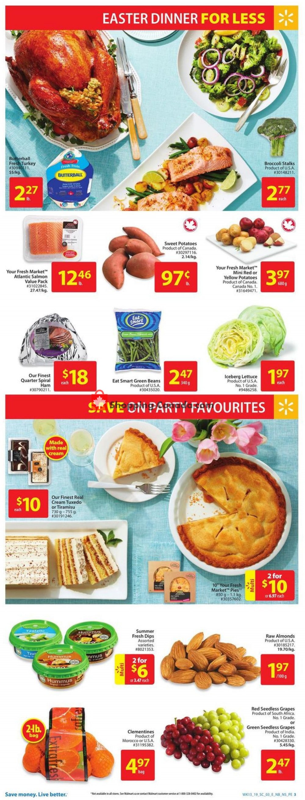 Walmart flyer from Thursday April 18, 2019 to Wednesday April 24, 2019 - page 3