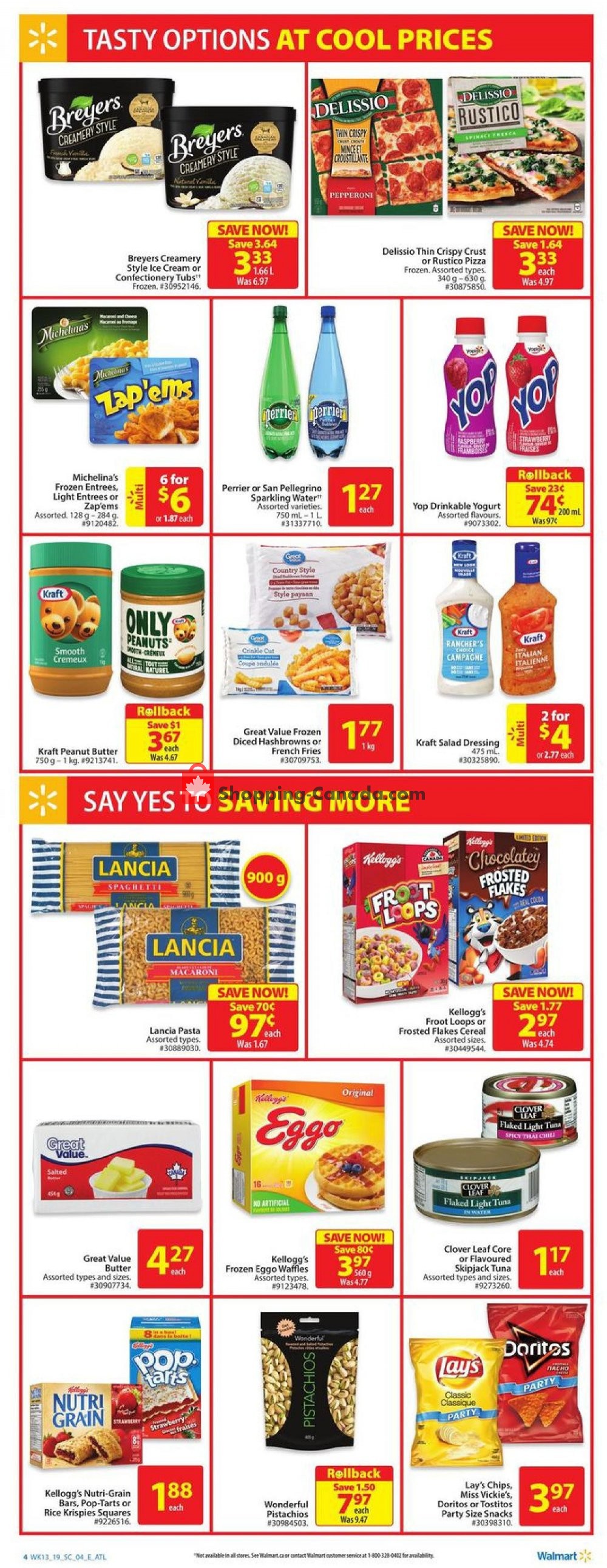 Walmart flyer from Thursday April 18, 2019 to Wednesday April 24, 2019 - page 4