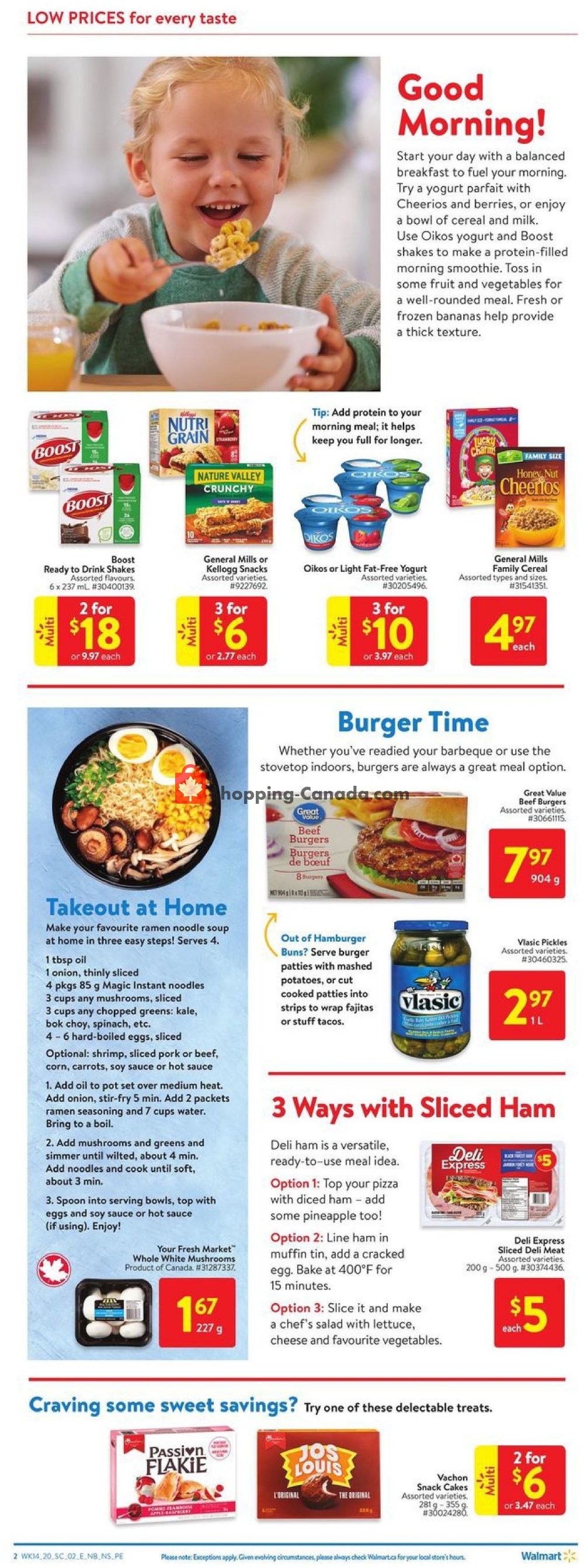 Walmart flyer from Thursday April 30, 2020 to Wednesday May 6, 2020 - page 2