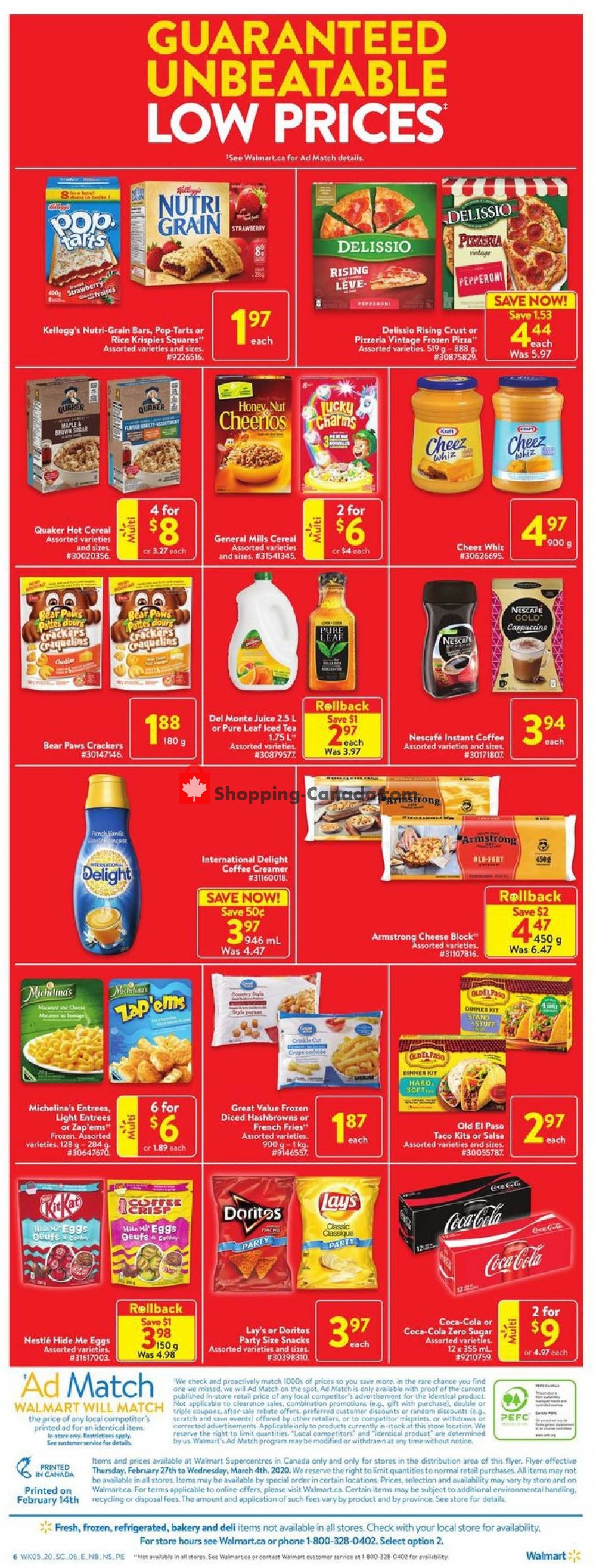 Walmart flyer from Thursday February 27, 2020 to Wednesday March 4, 2020 - page 3