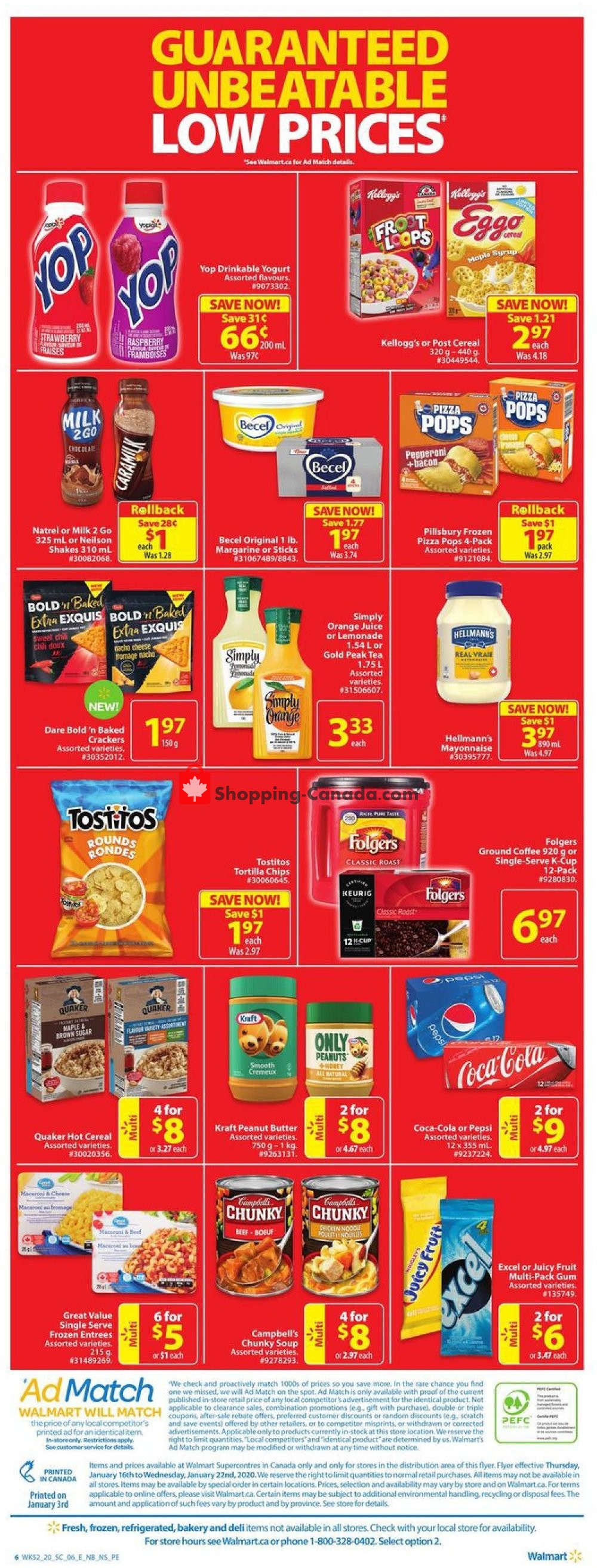 Walmart flyer from Thursday January 16, 2020 to Wednesday January 22, 2020 - page 3