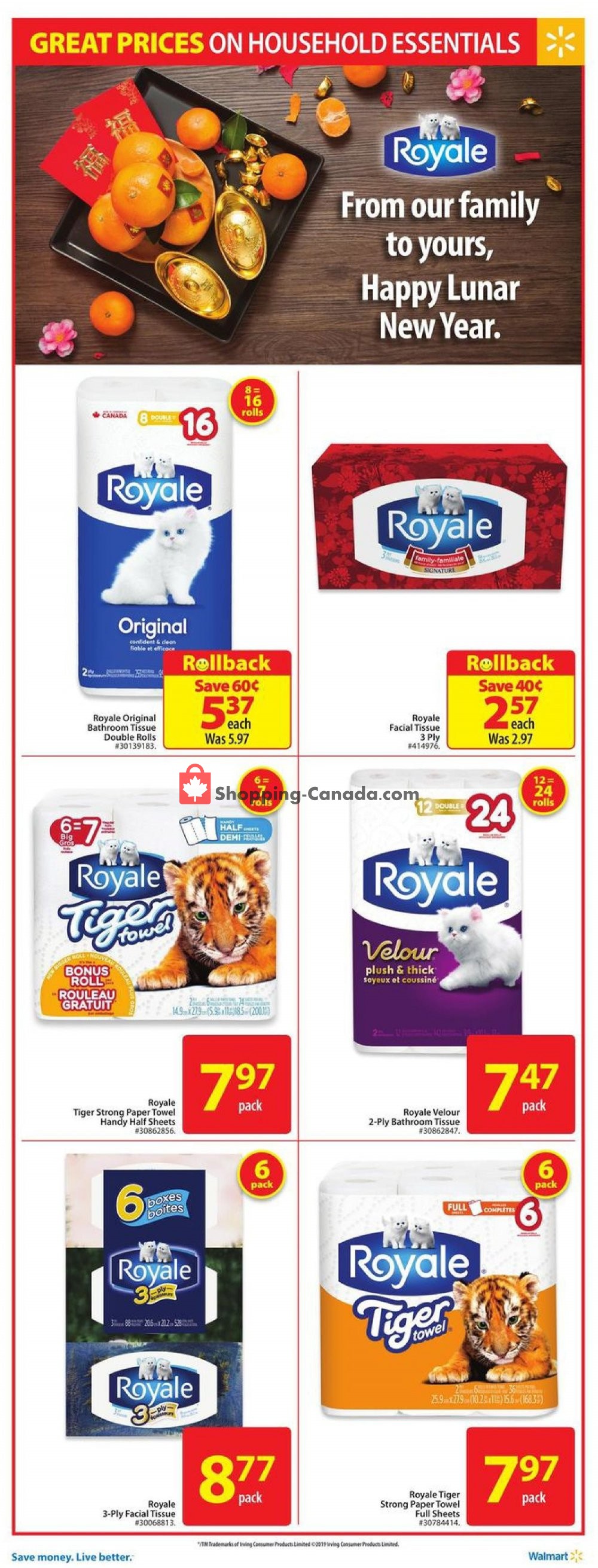 Walmart flyer from Thursday January 16, 2020 to Wednesday January 22, 2020 - page 7