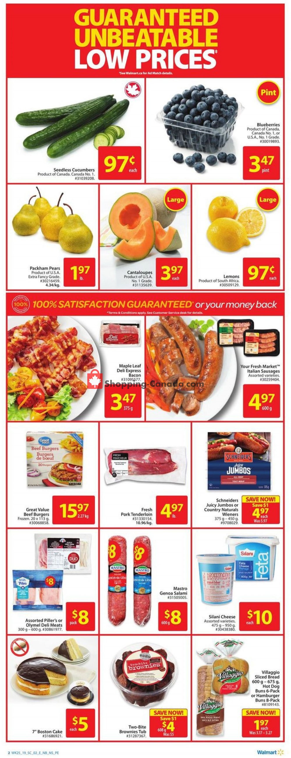 Walmart flyer from Thursday July 11, 2019 to Wednesday July 17, 2019 - page 2