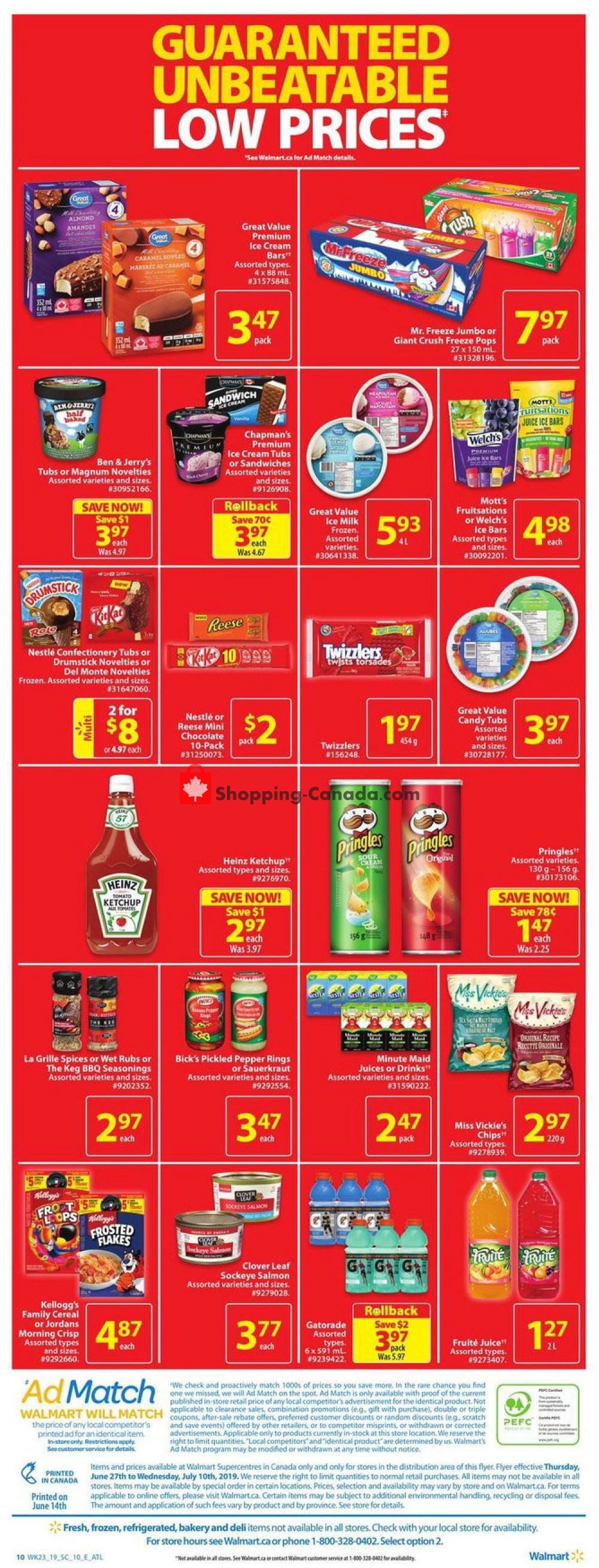 Walmart flyer from Thursday June 27, 2019 to Wednesday July 3, 2019 - page 17