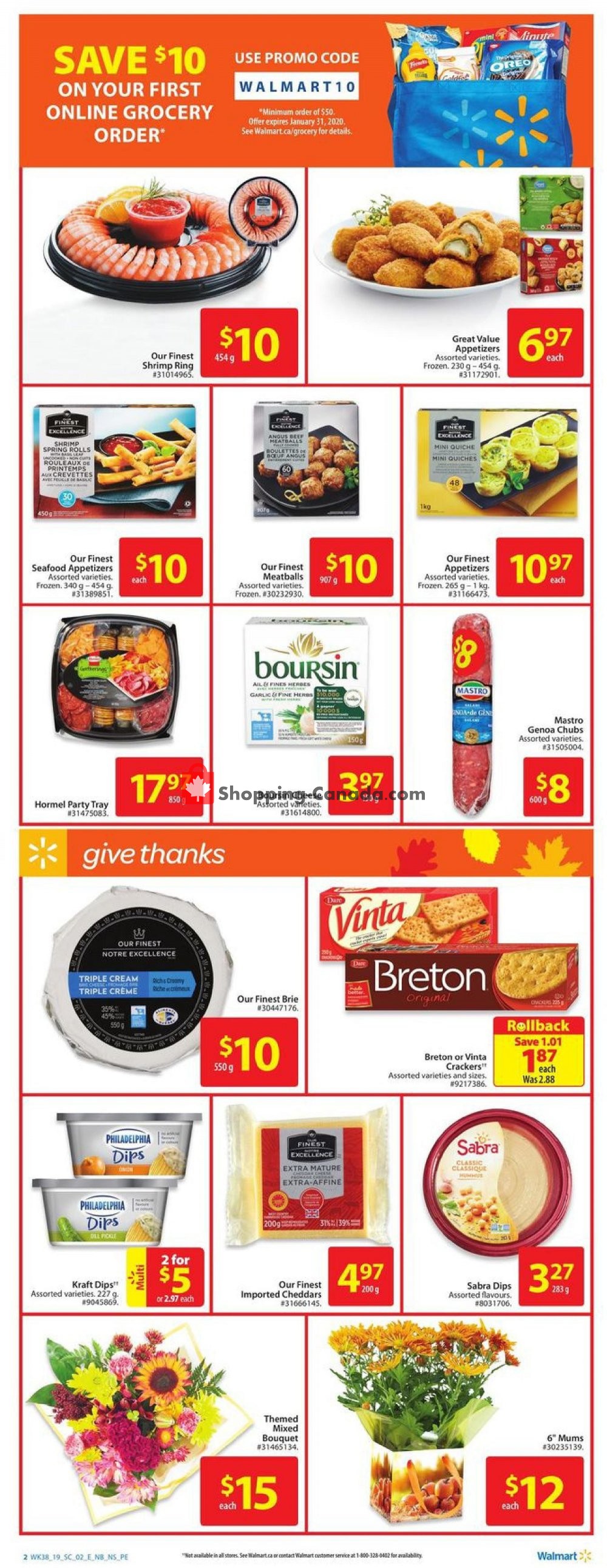 Walmart flyer from Thursday October 10, 2019 to Wednesday October 16, 2019 - page 2
