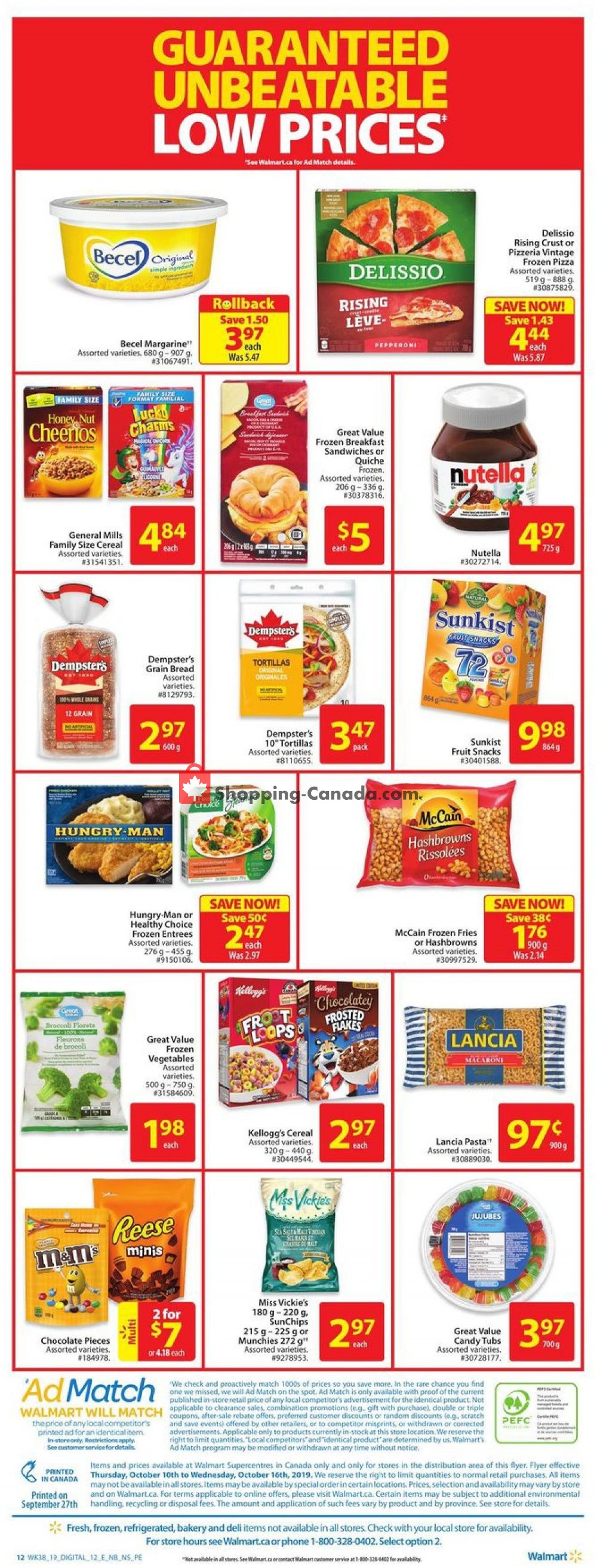 Walmart flyer from Thursday October 10, 2019 to Wednesday October 16, 2019 - page 5