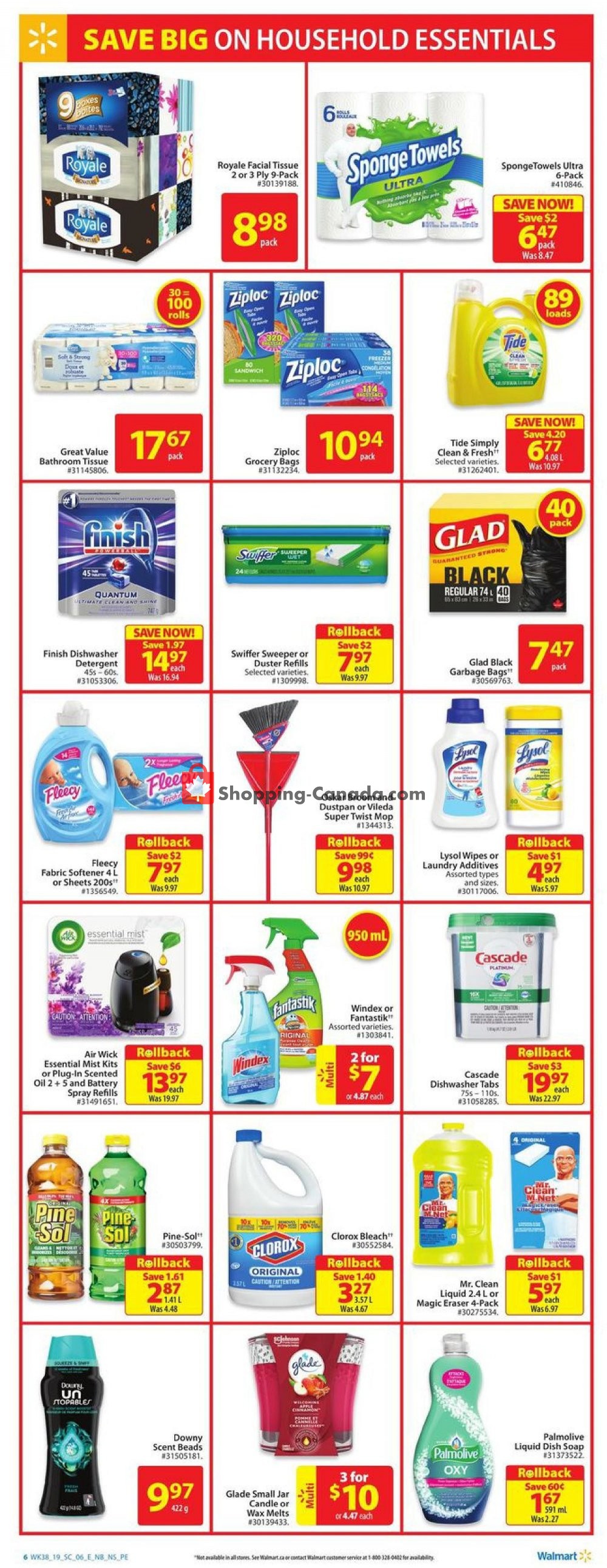 Walmart flyer from Thursday October 10, 2019 to Wednesday October 16, 2019 - page 9