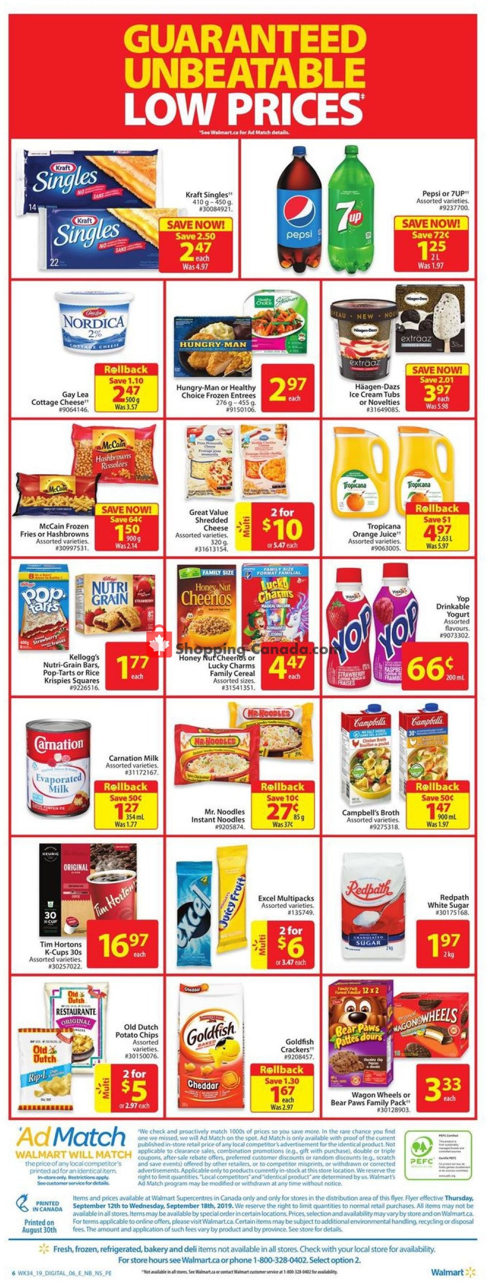Walmart flyer from Thursday September 12, 2019 to Wednesday September 18, 2019 - page 3