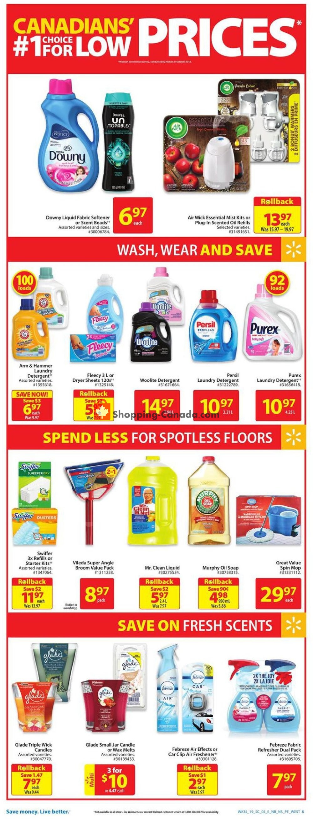 Walmart flyer from Thursday September 19, 2019 to Wednesday September 25, 2019 - page 10