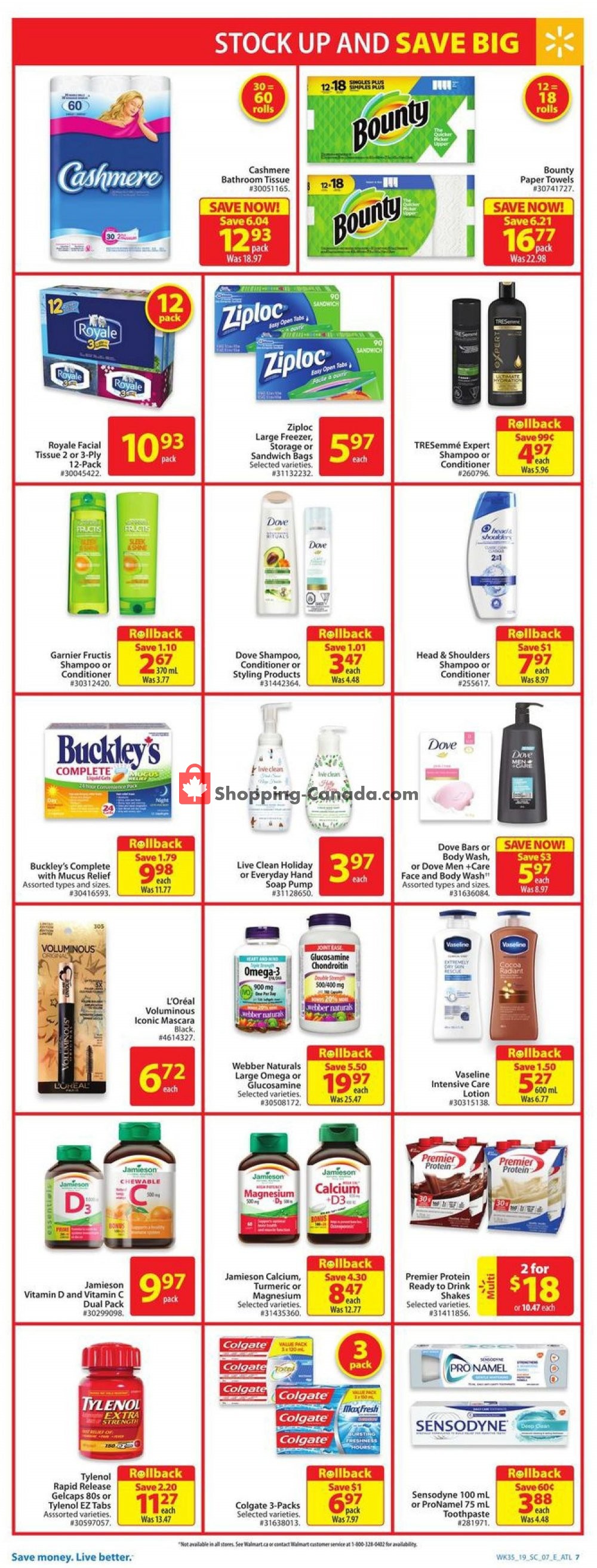 Walmart flyer from Thursday September 19, 2019 to Wednesday September 25, 2019 - page 12