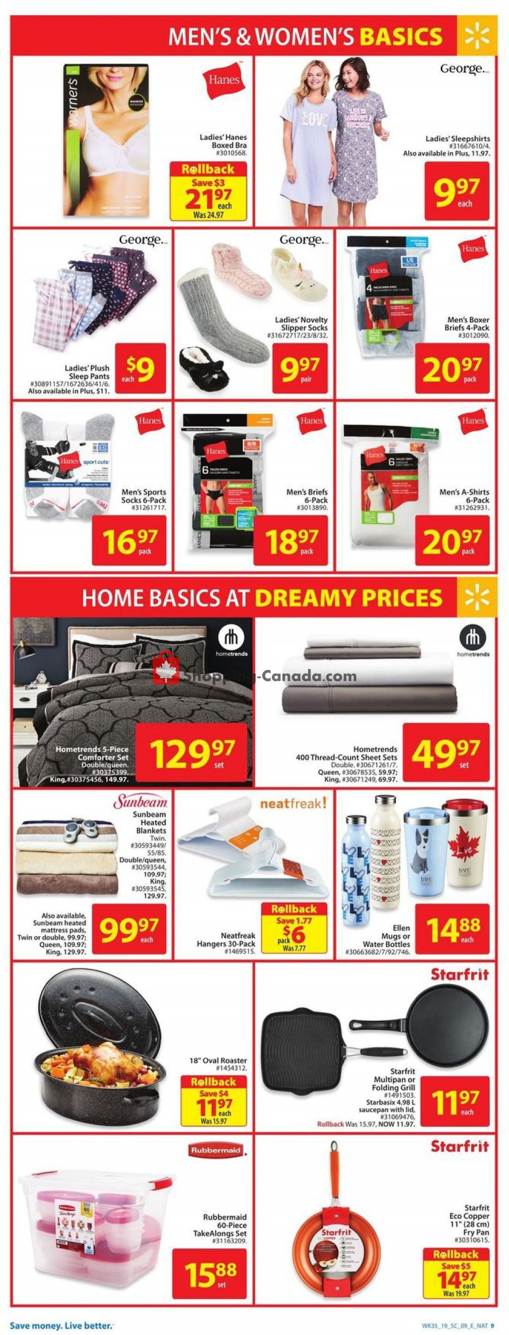 Walmart flyer from Thursday September 19, 2019 to Wednesday September 25, 2019 - page 14