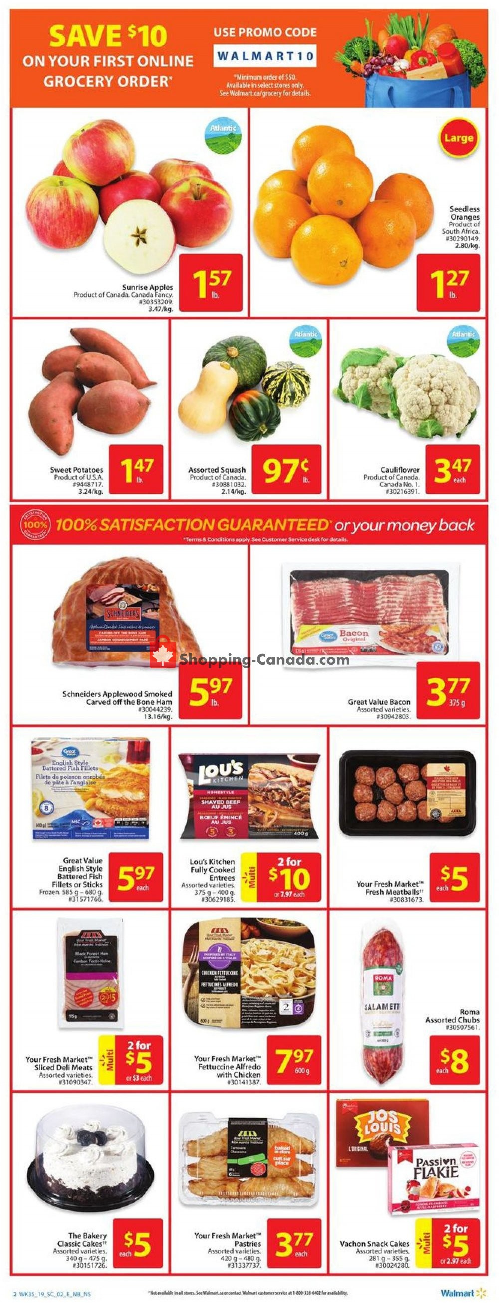Walmart flyer from Thursday September 19, 2019 to Wednesday September 25, 2019 - page 2