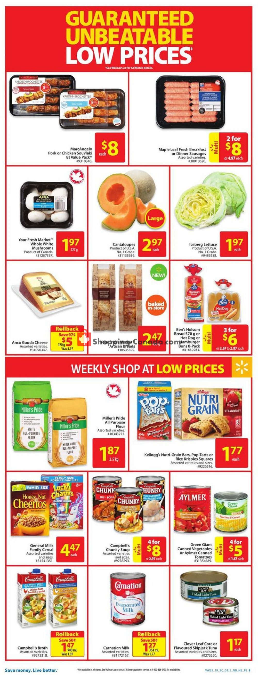 Walmart flyer from Thursday September 19, 2019 to Wednesday September 25, 2019 - page 3