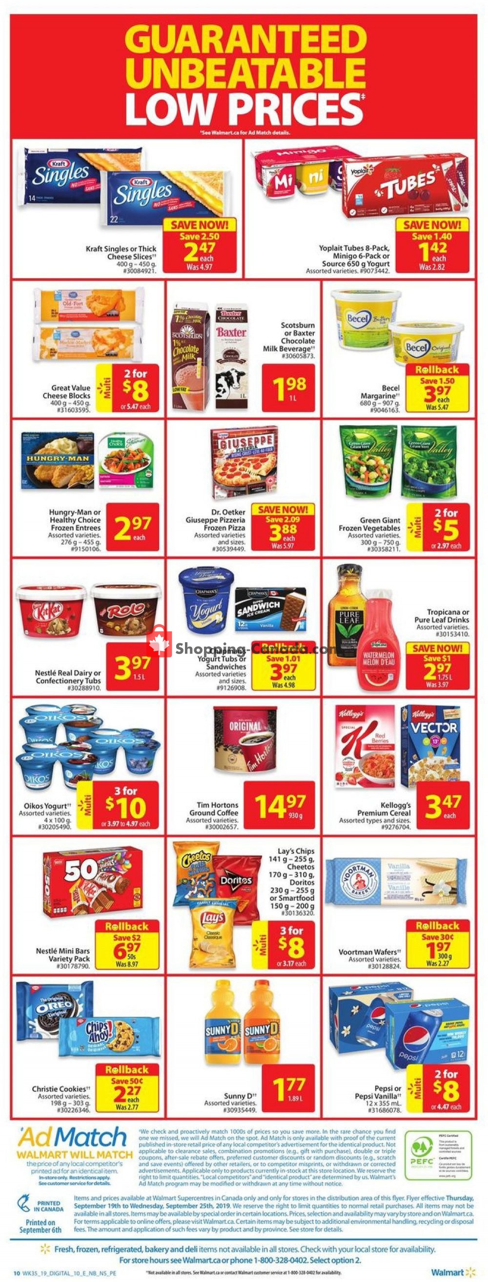 Walmart flyer from Thursday September 19, 2019 to Wednesday September 25, 2019 - page 4