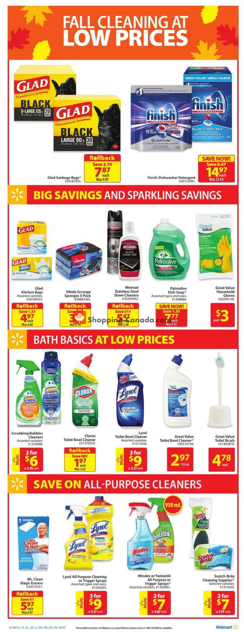 Walmart flyer from Thursday September 19, 2019 to Wednesday September 25, 2019 - page 9
