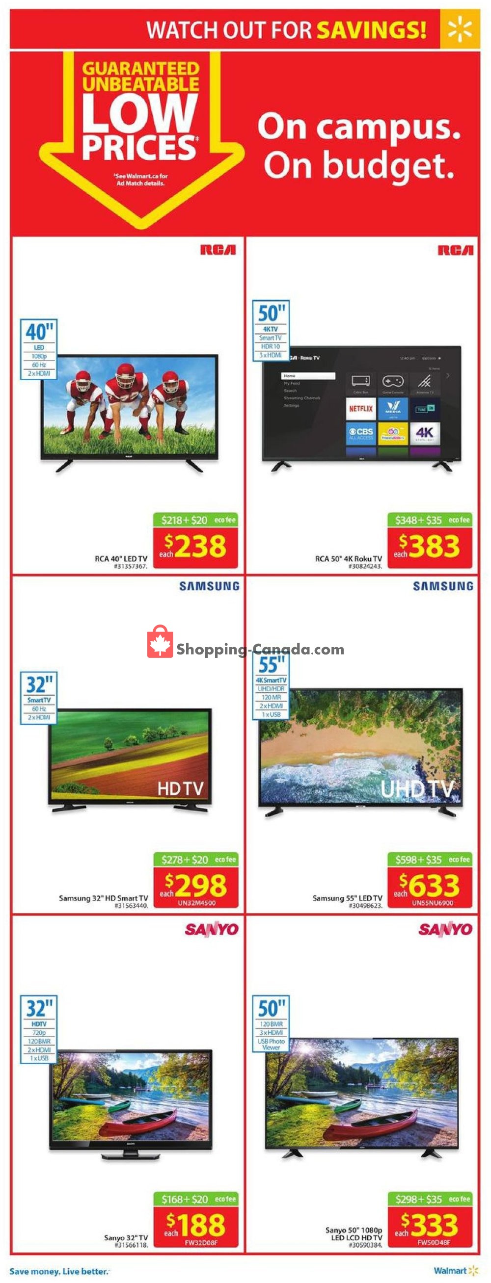 Walmart flyer from Thursday September 5, 2019 to Wednesday September 11, 2019 - page 14
